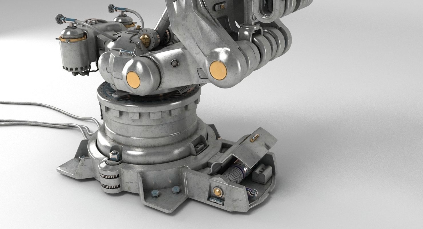 Robot Arm 2 3D model_4