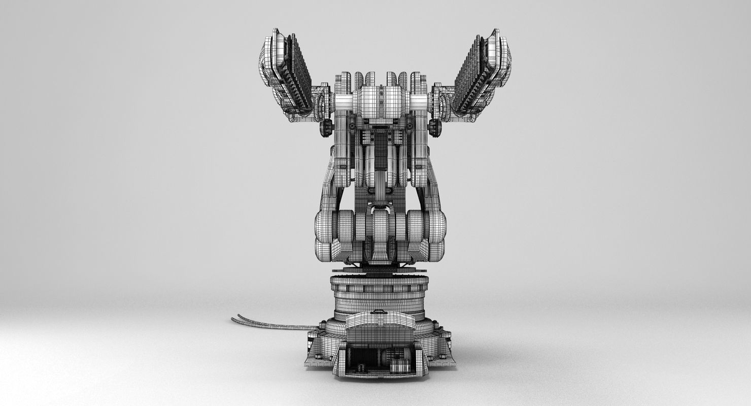 Robot Arm 2 3D model_12