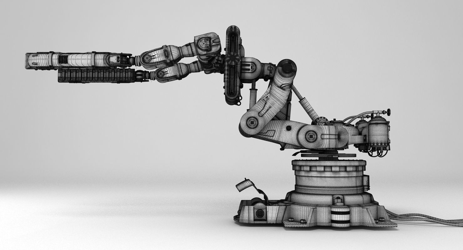 Robot Arm 2 3D model_17