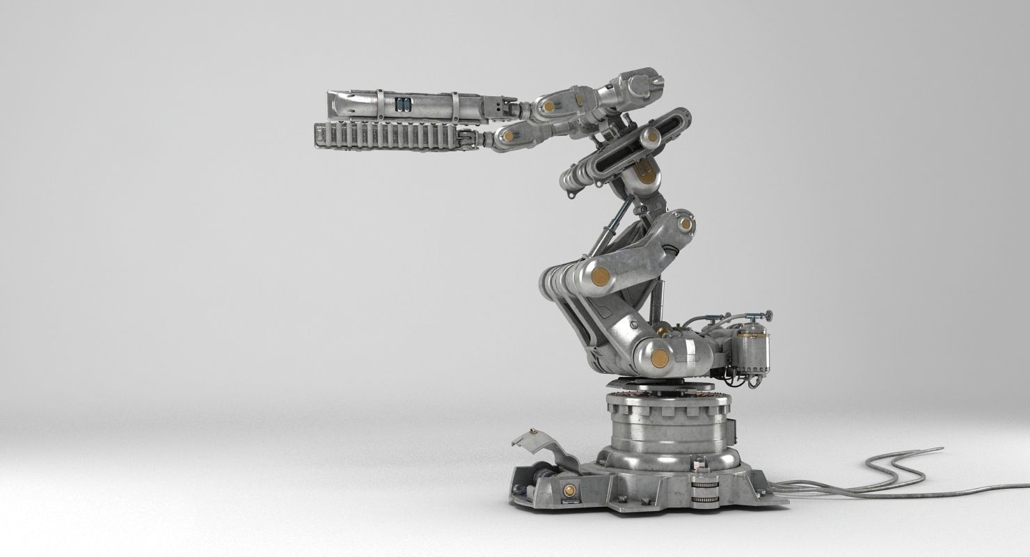 Robot Arm 2 3D model_20