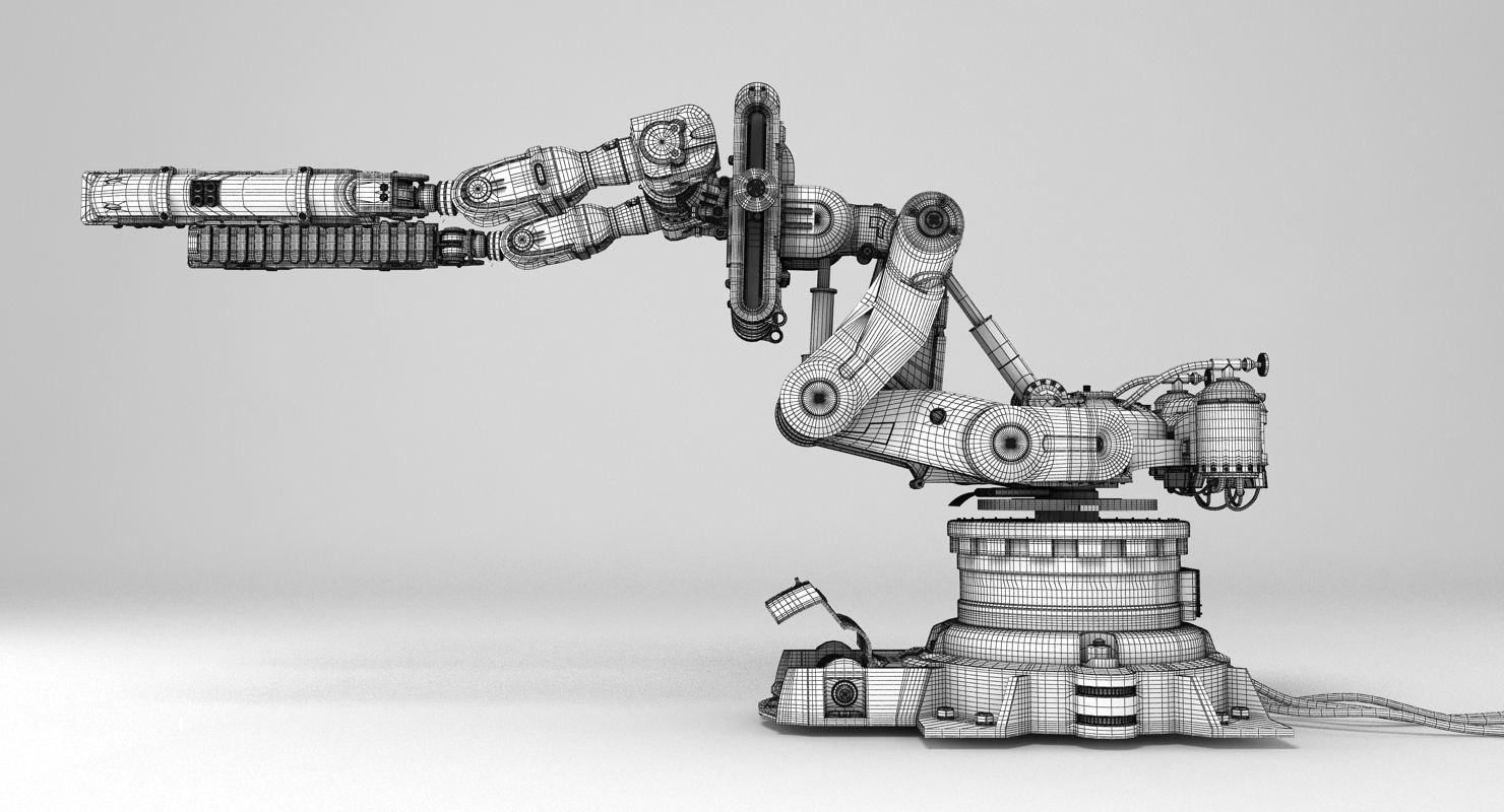 Robot Arm 2 3D model_16
