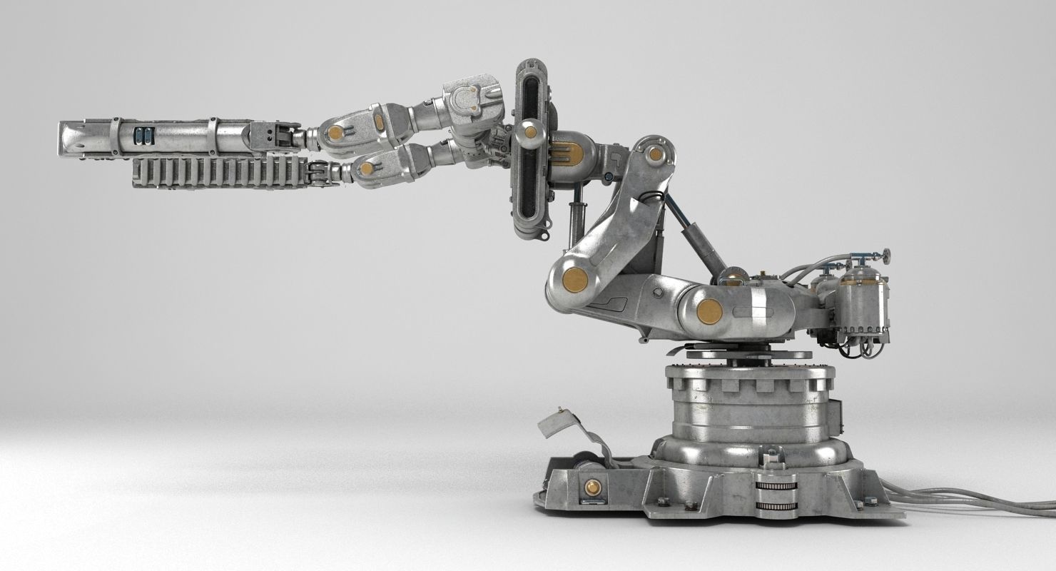 Robot Arm 2 3D model_14