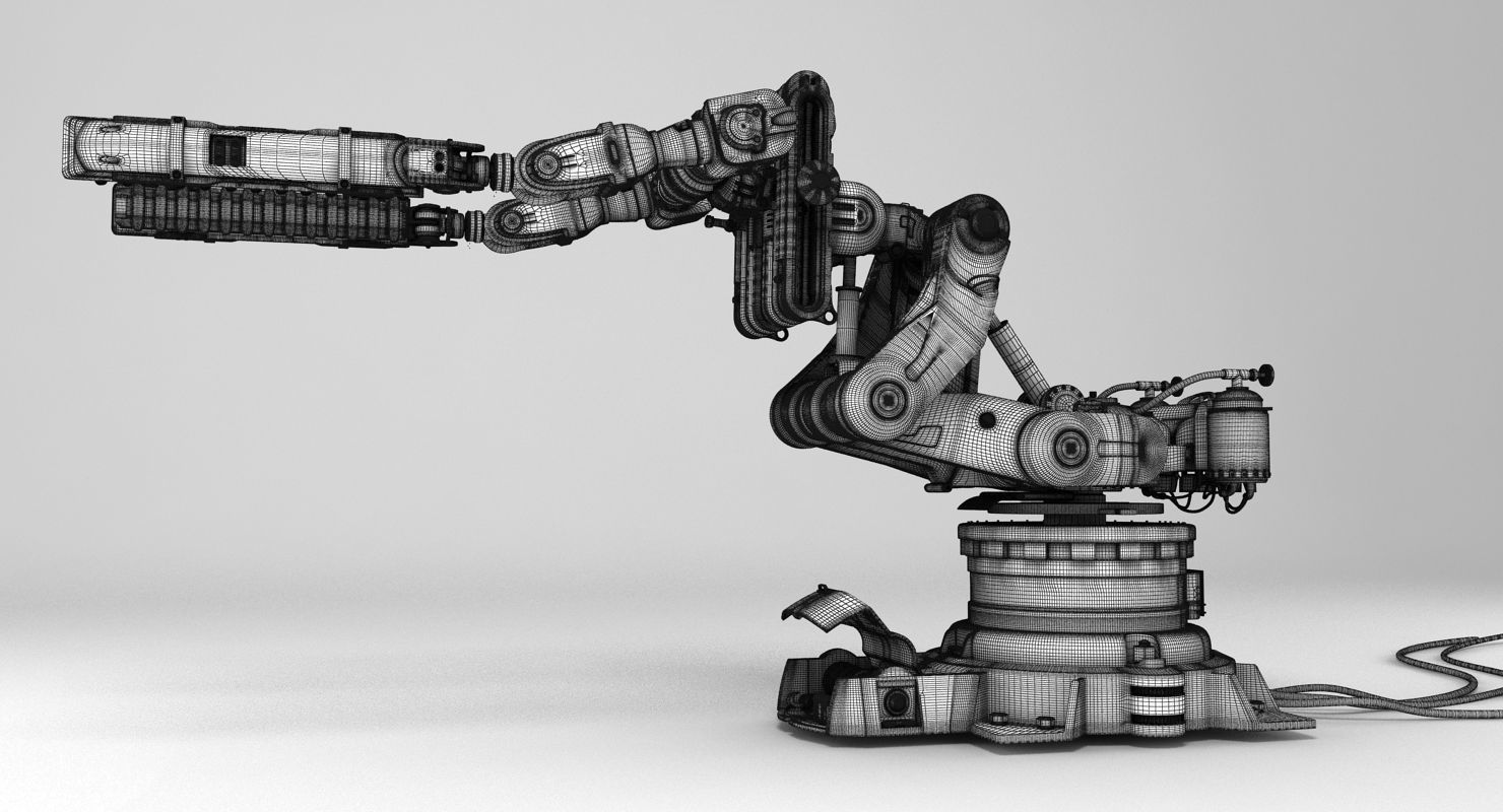 Robot Arm 2 3D model_1