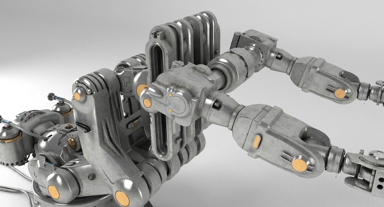 Robot Arm 2 3D model_2