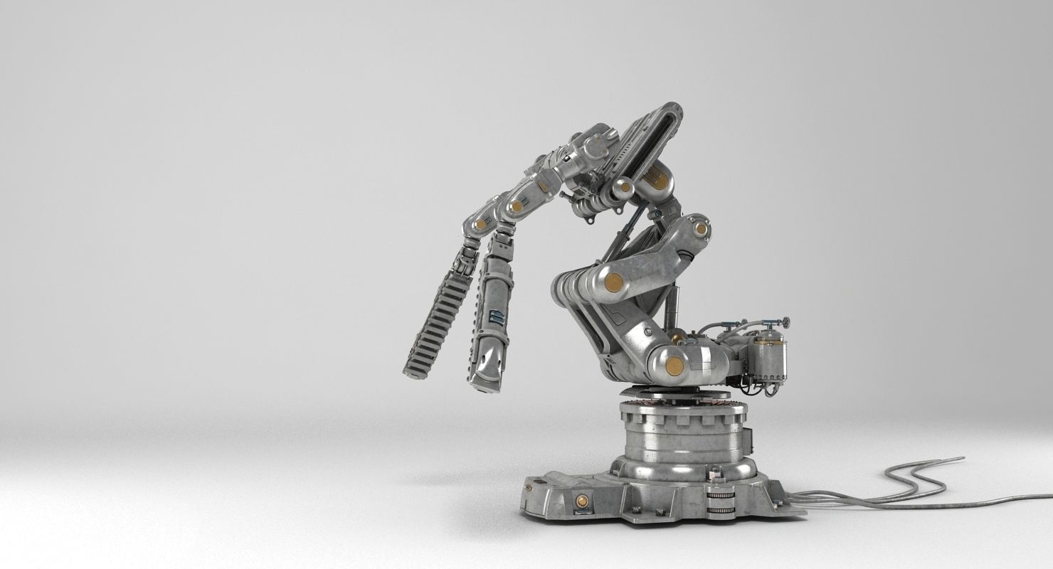 Robot Arm 2 3D model_10