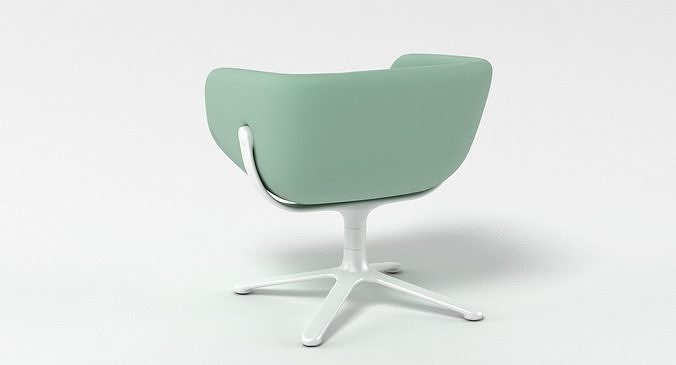 PlusHalle Scoop Chair 3D model 5