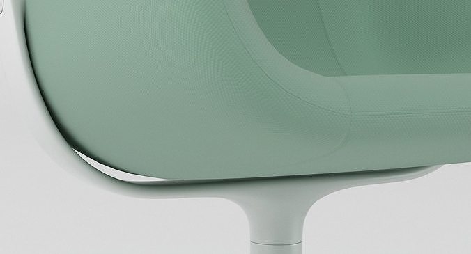 PlusHalle Scoop Chair 3D model 2