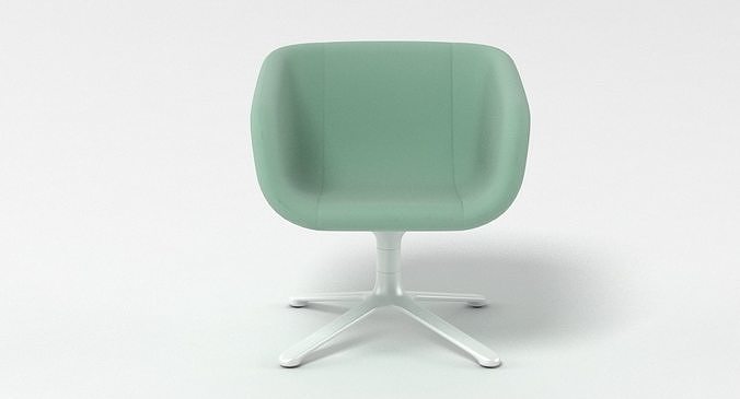PlusHalle Scoop Chair 3D model 3