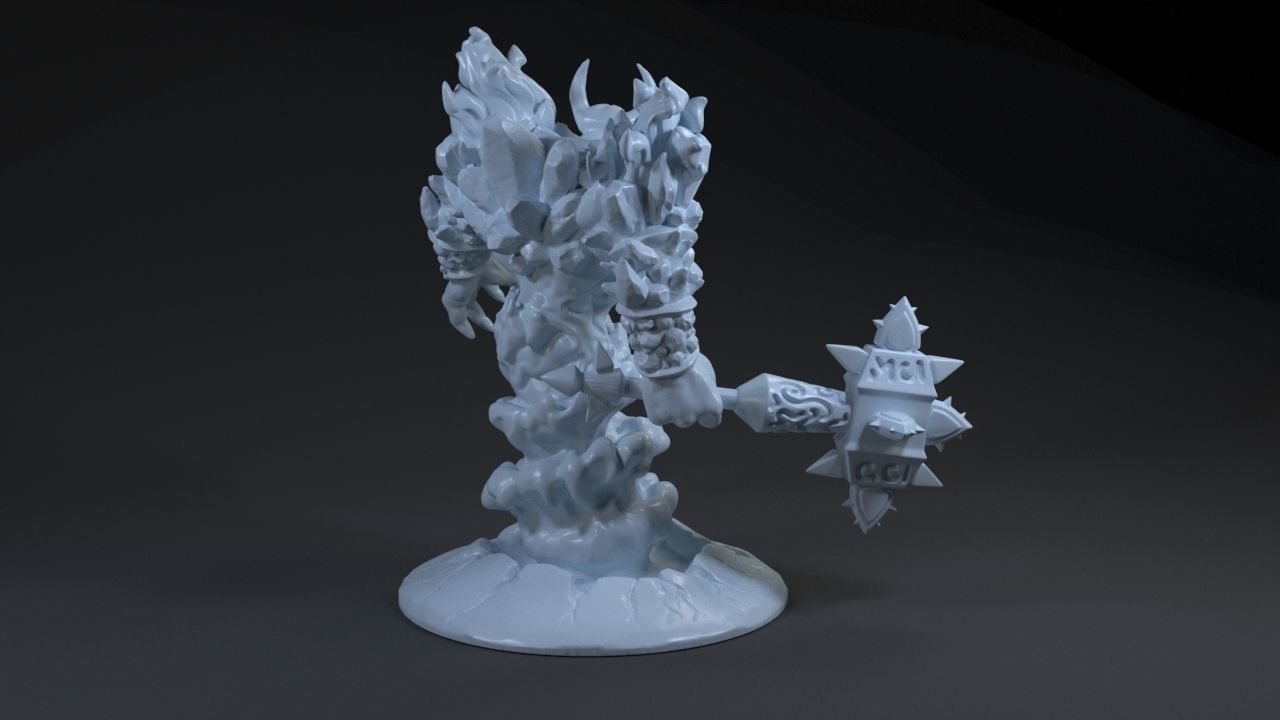 Ragnaros WarCraft 3D print model 3D print model_3