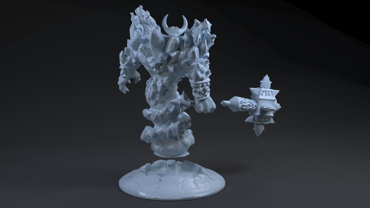 Ragnaros WarCraft 3D print model 3D print model_5