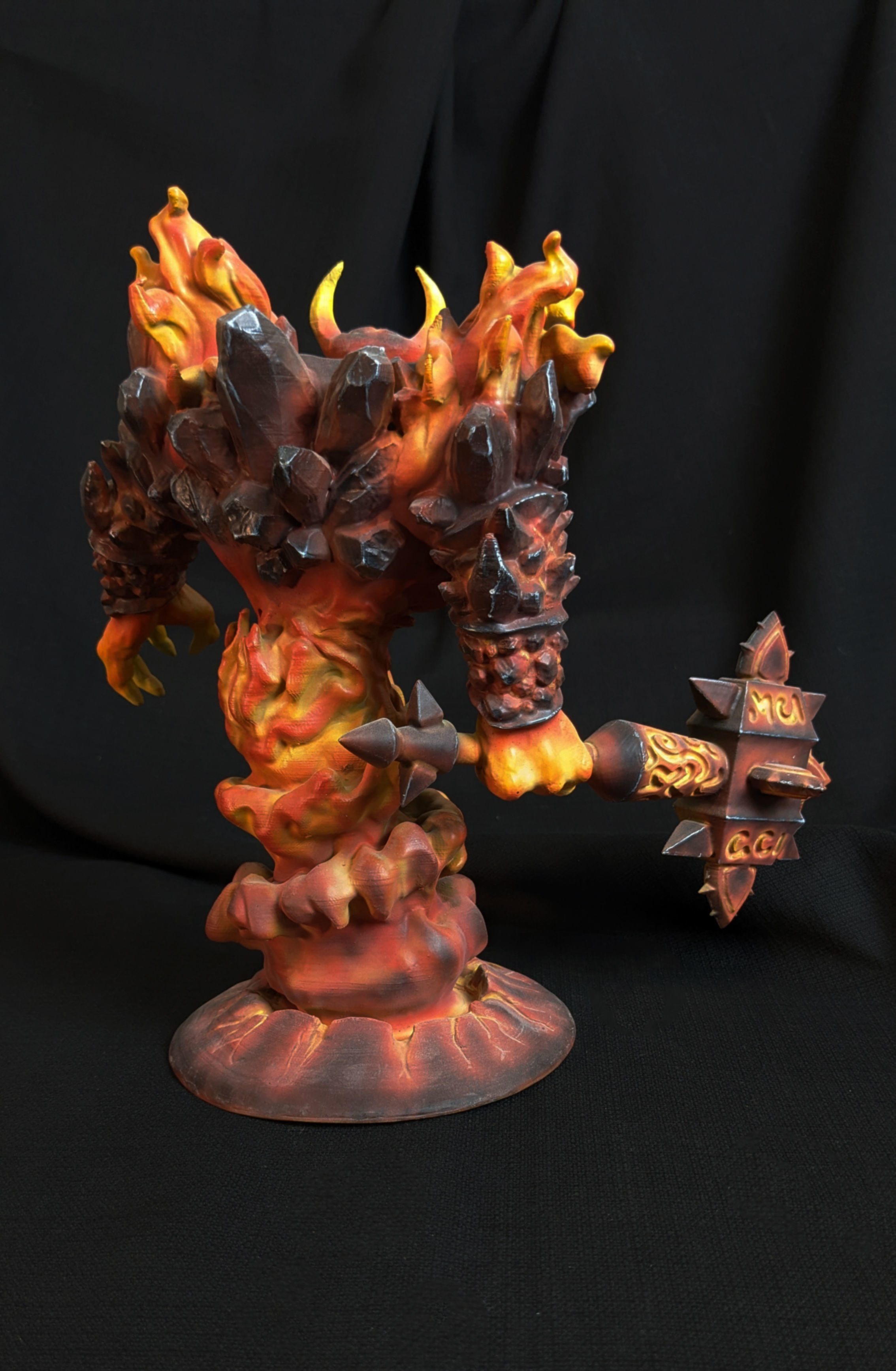Ragnaros WarCraft 3D print model 3D print model_8
