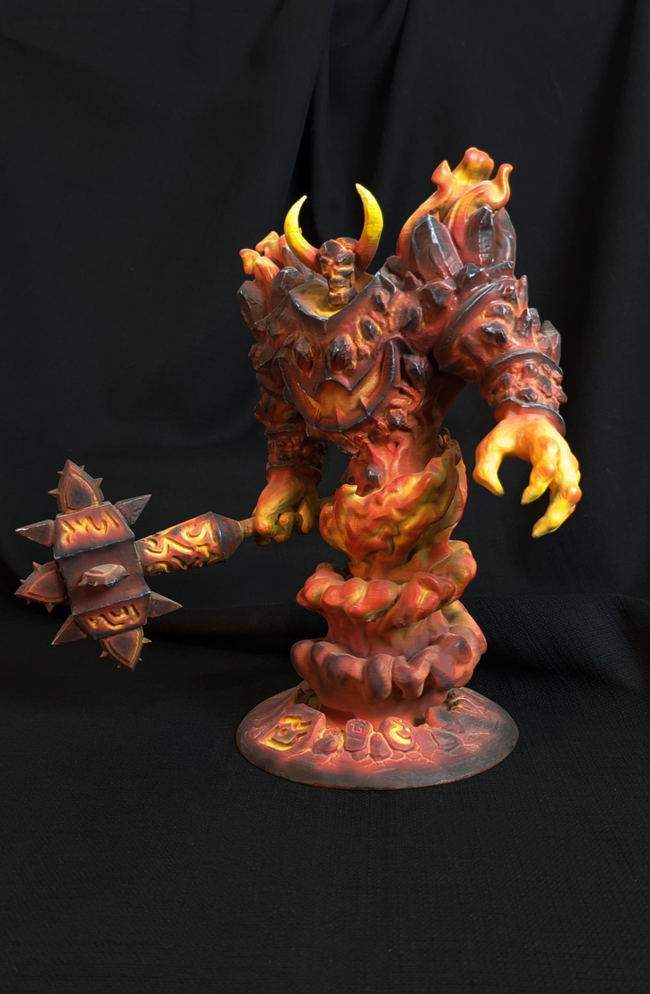 Ragnaros WarCraft 3D print model 3D print model_6