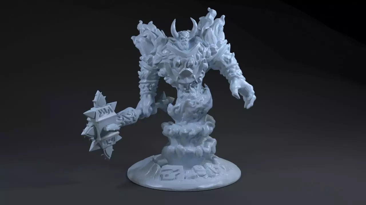 Ragnaros WarCraft 3D print model 3D print model_0