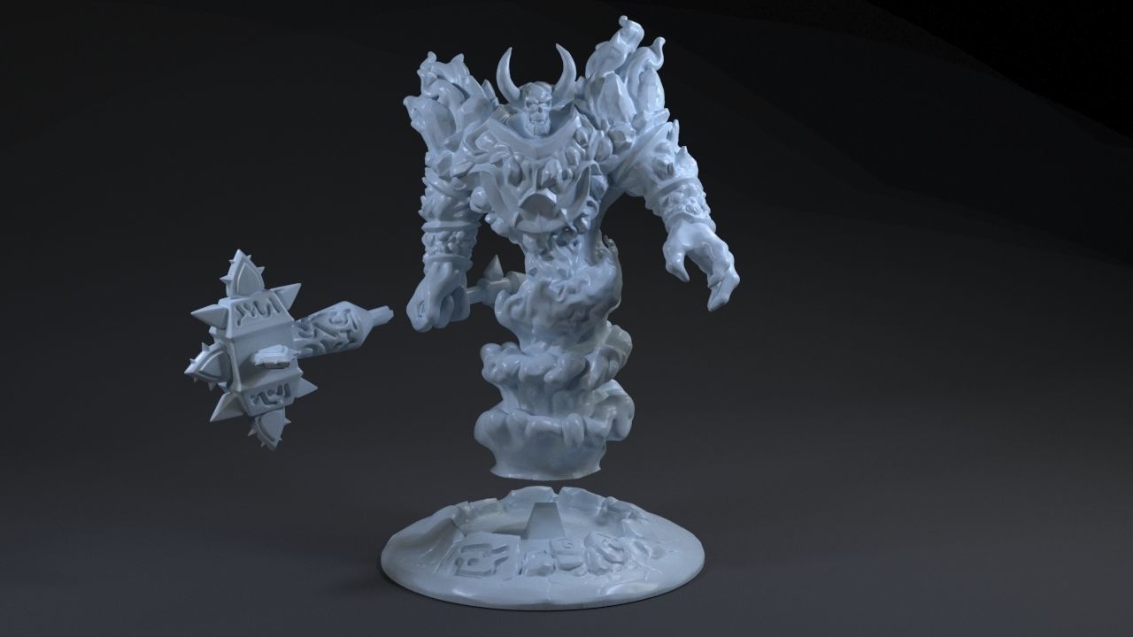 Ragnaros WarCraft 3D print model 3D print model_4