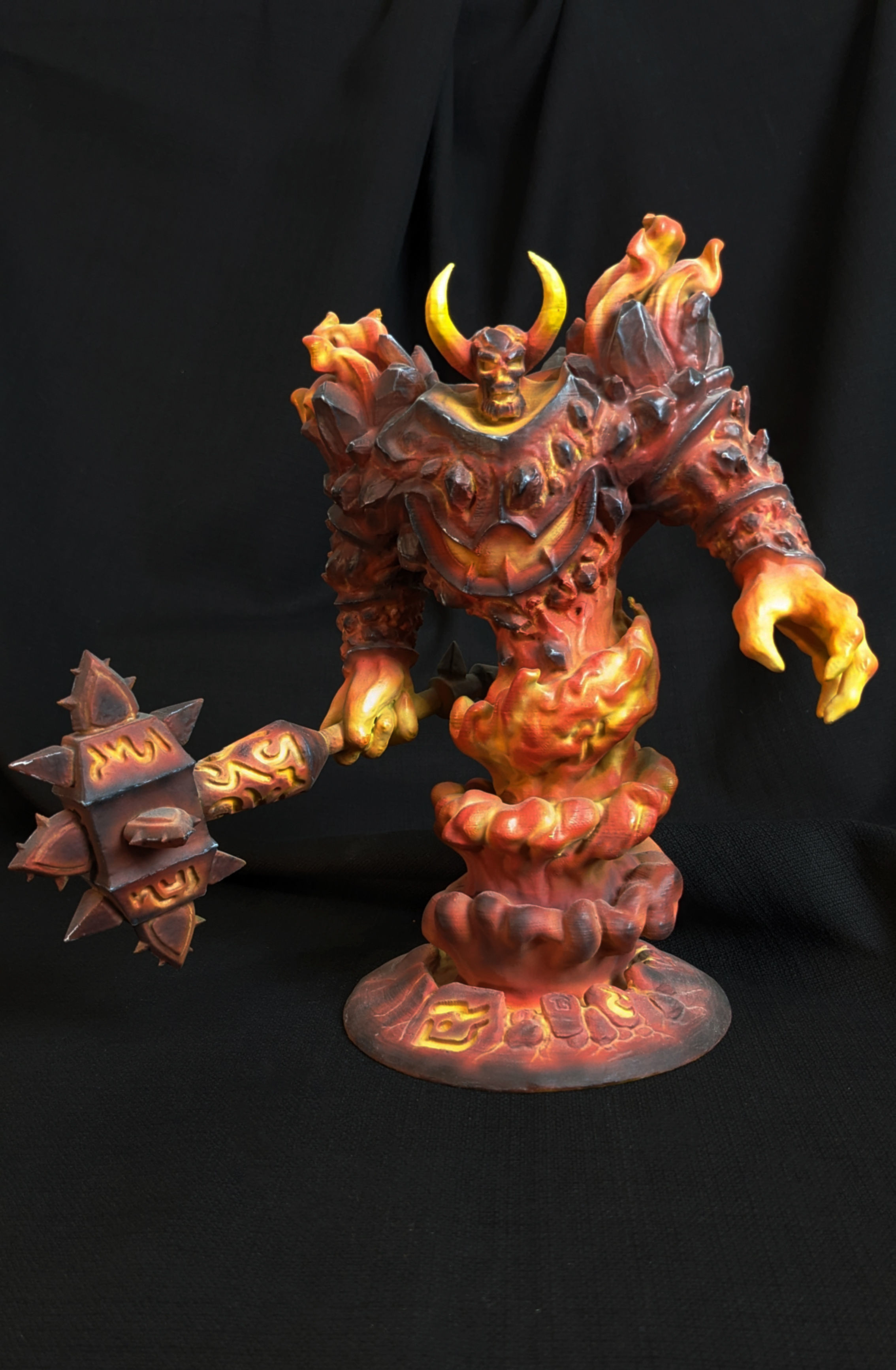 Ragnaros WarCraft 3D print model 3D print model_7