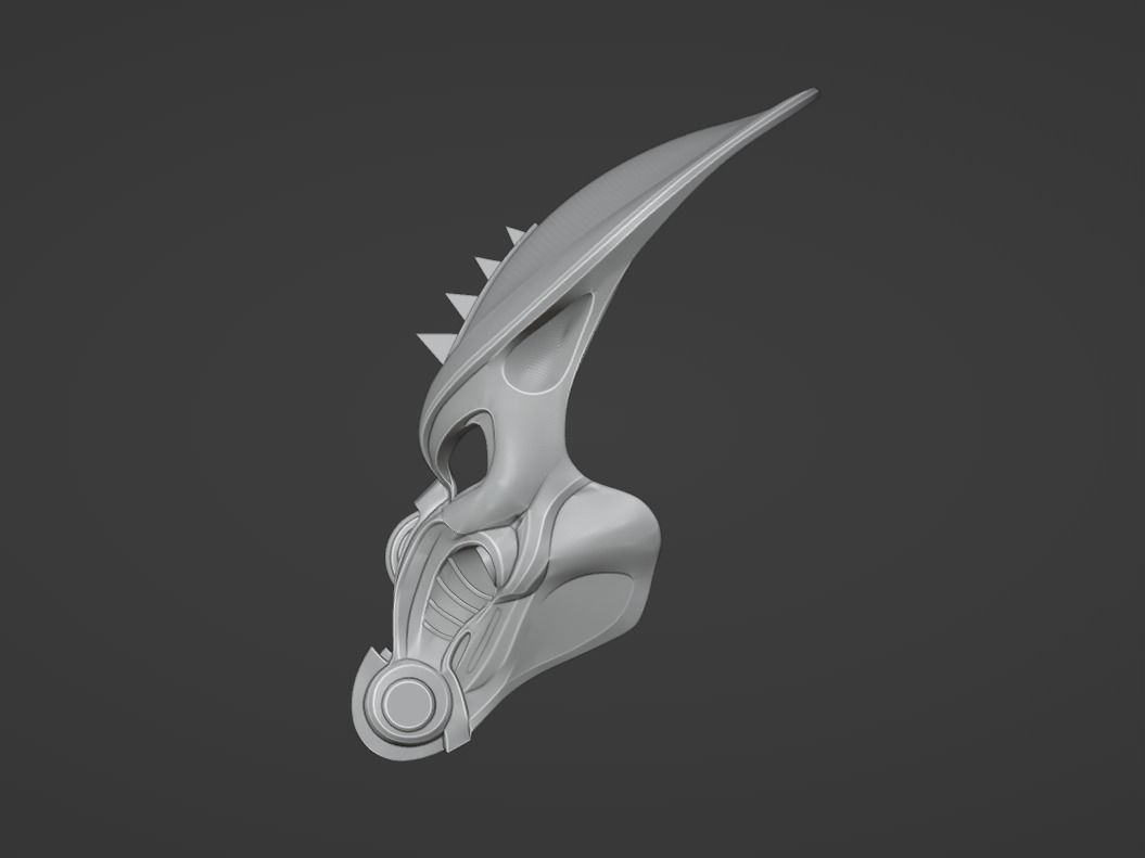 Predator Scar Face mask  3D print model_3