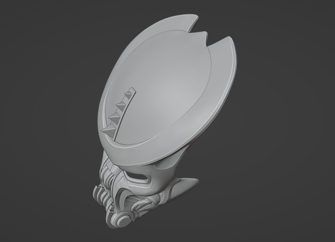 Predator Scar Face mask  3D print model_5