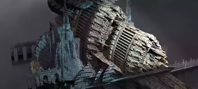 High Tech monolith Ships Kit bash 