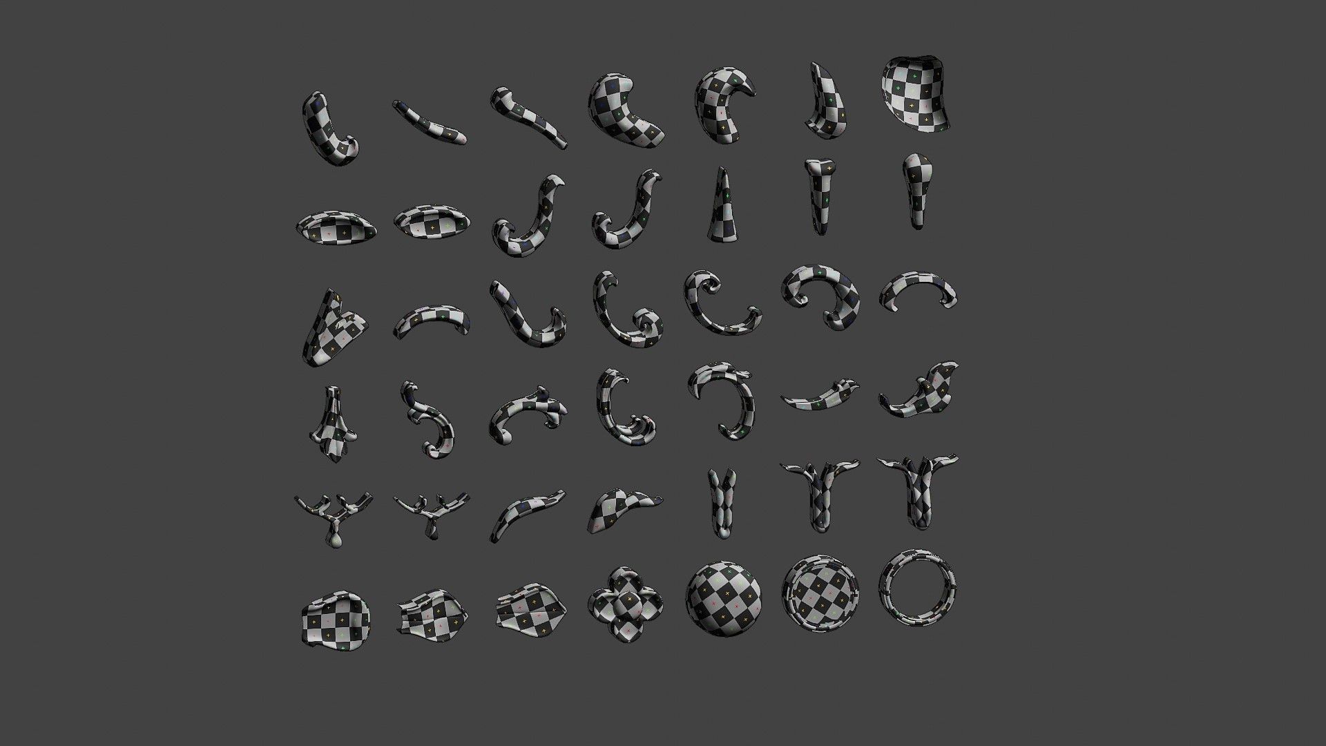 40 Ornament Kitbash Vol 01 3D model_10