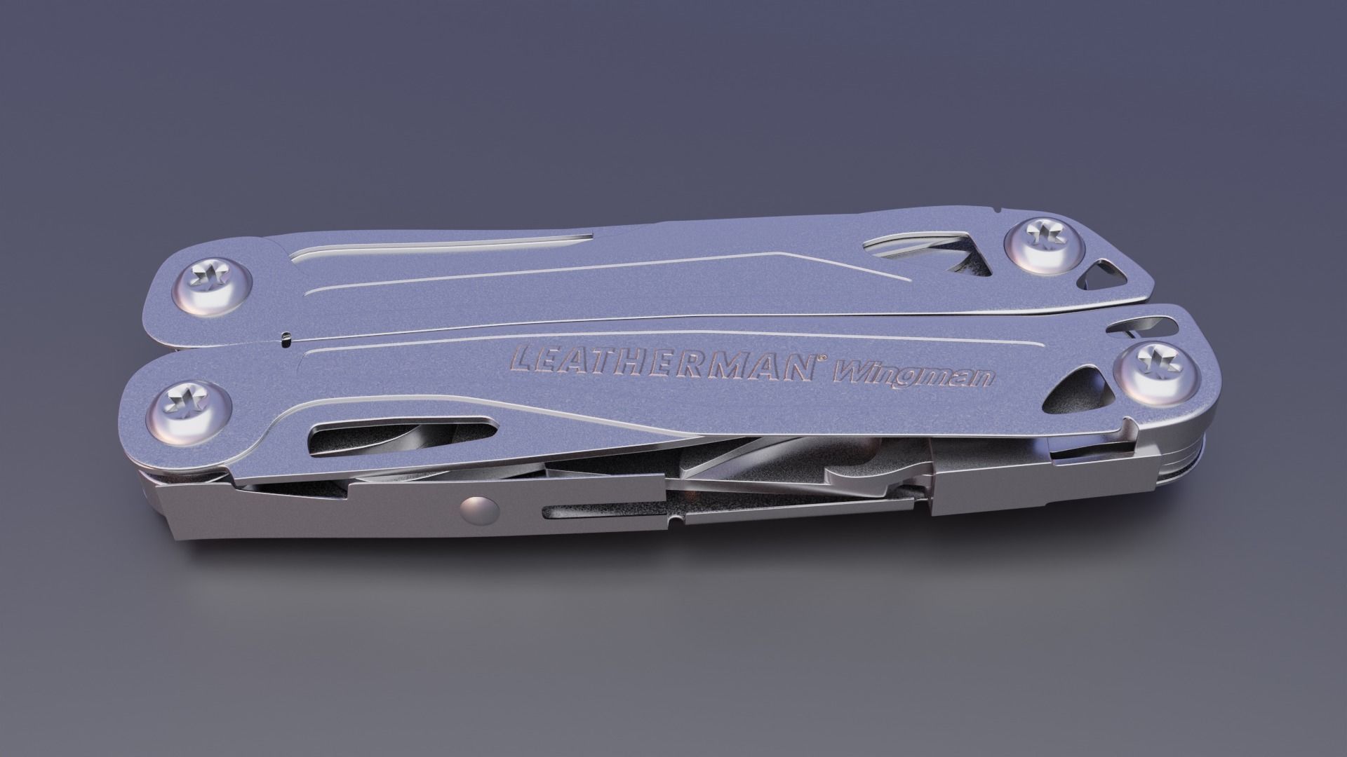 Leatherman Wingman Multi-Tool 3D model_1