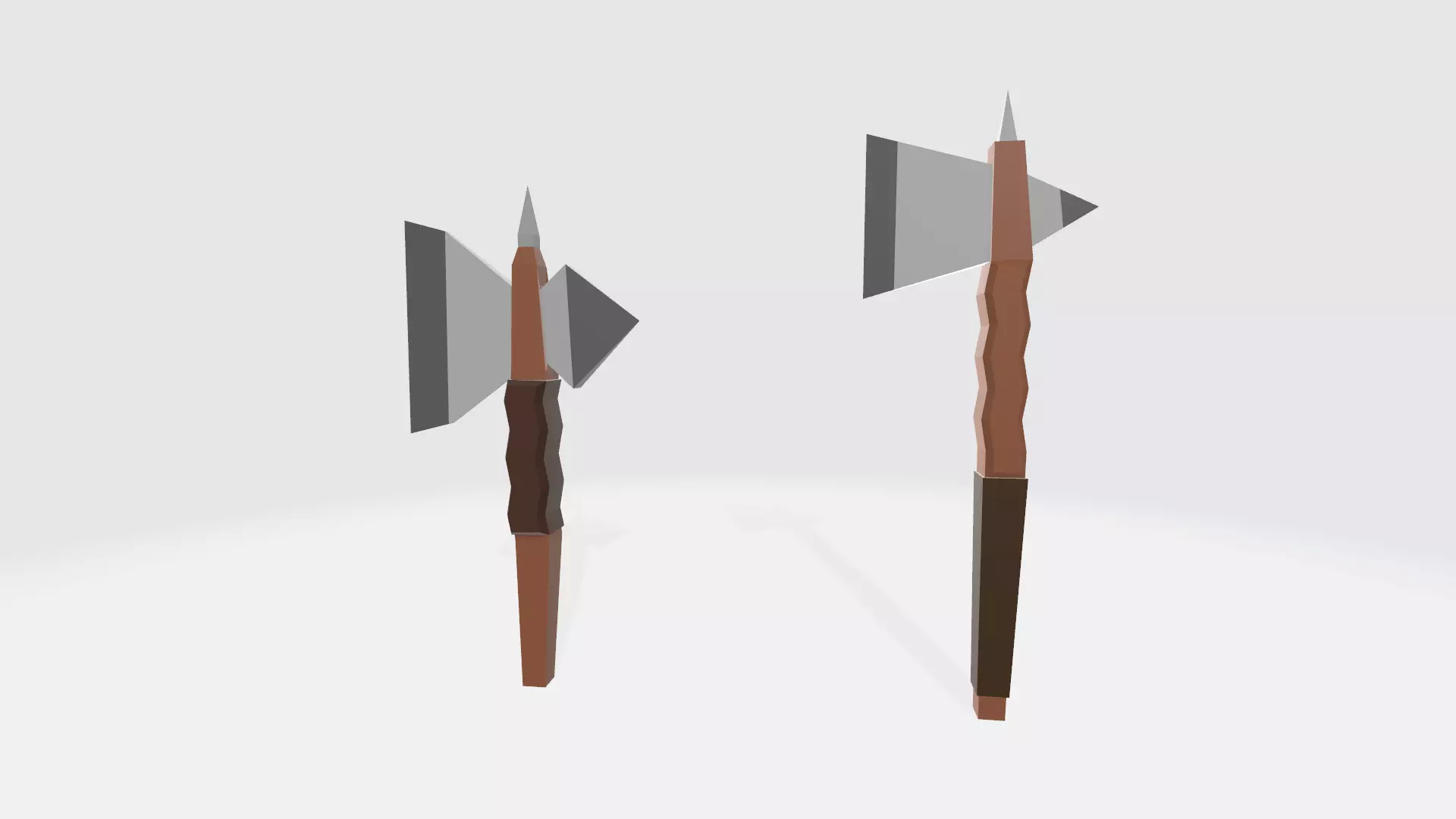 low poly free axe Free low-poly 3D model