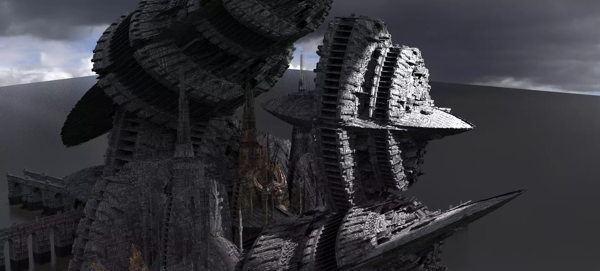 Alien Genetics Base Ocean Kit bash 3D model_0