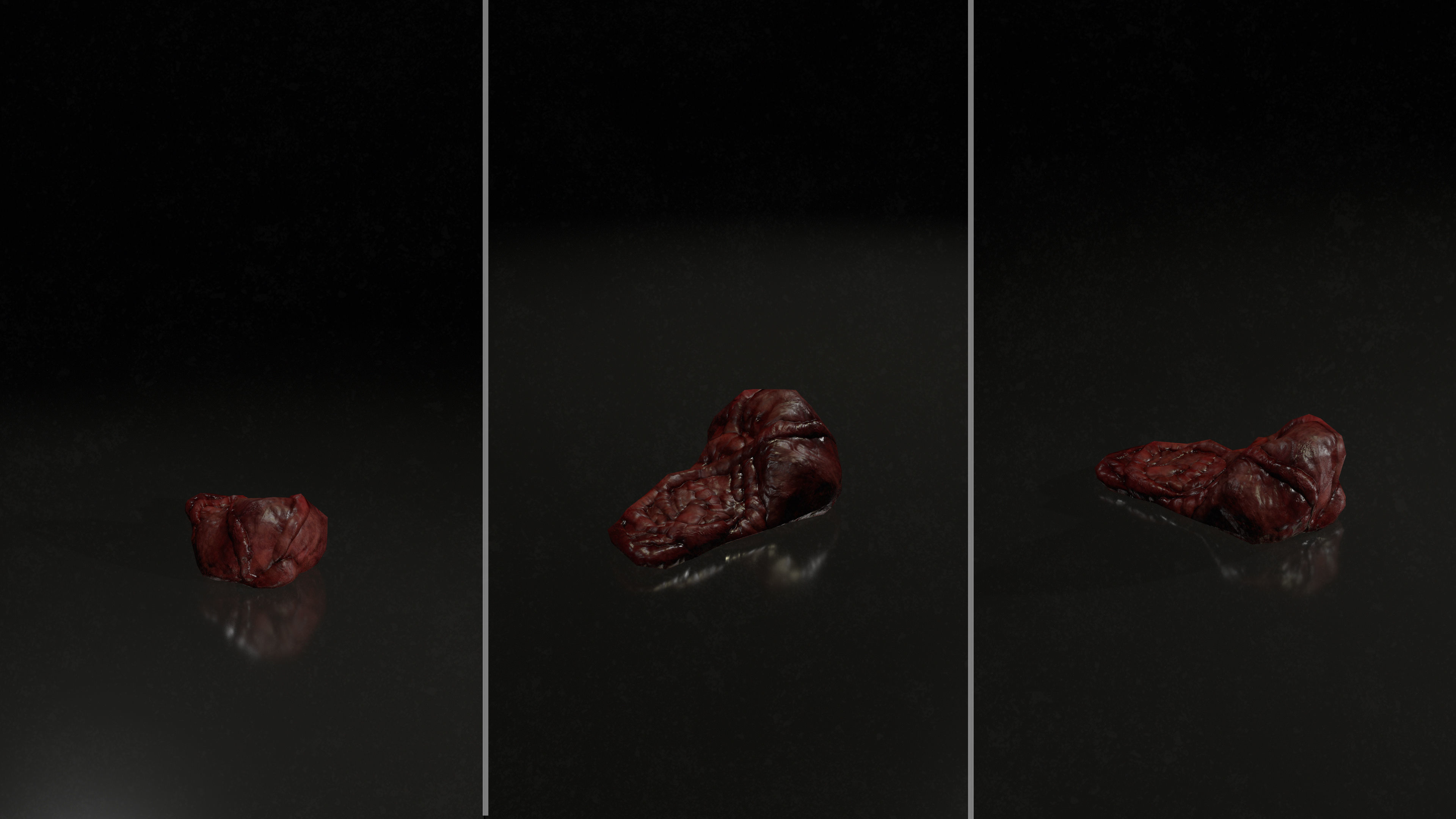 Horror Assets - Female Corpses Pack Low-poly 3D model_17
