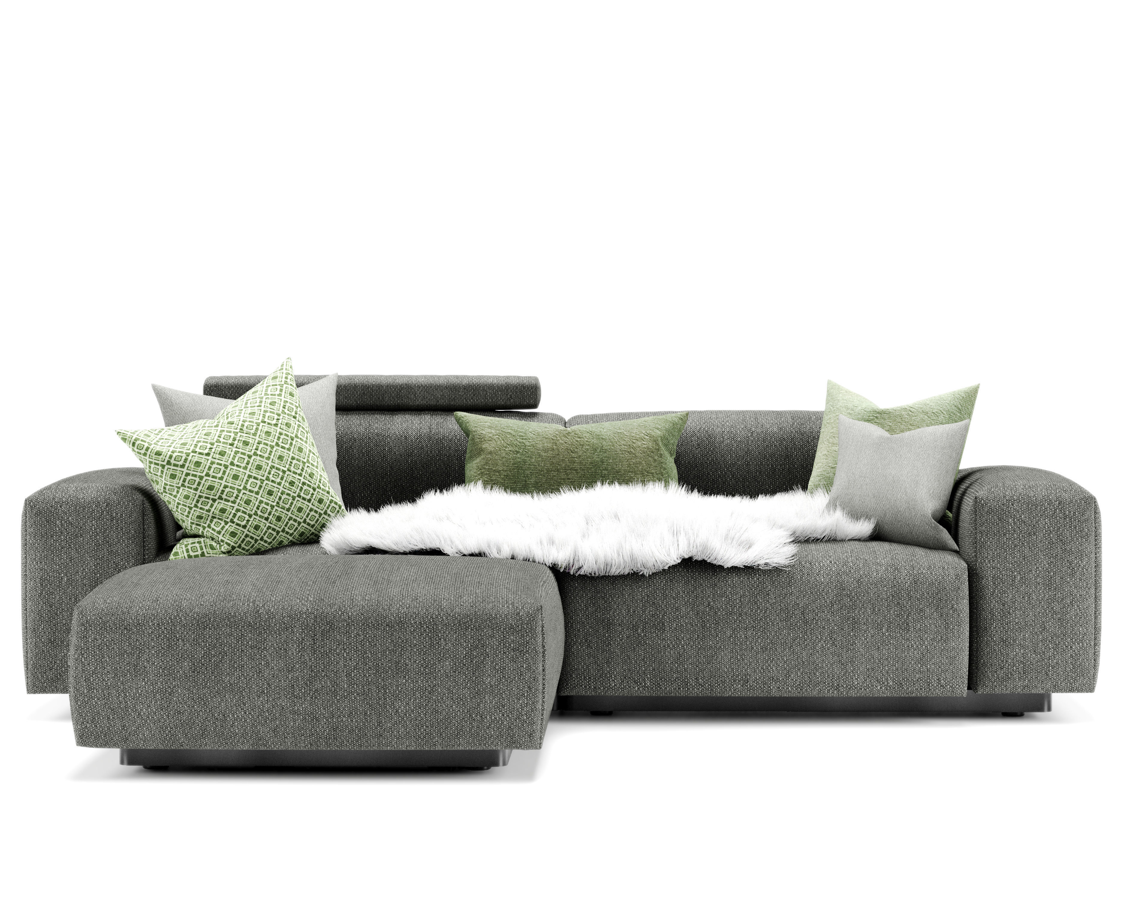Vitra Soft Modular Sofa Two-Seater 3D model_9