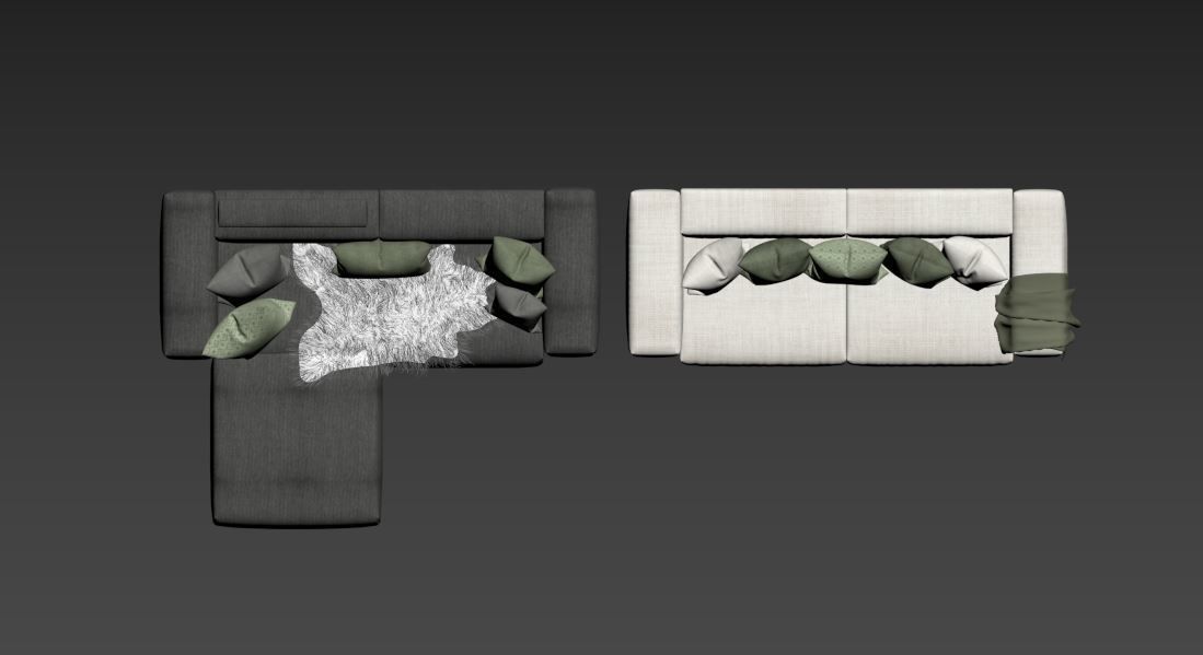 Vitra Soft Modular Sofa Two-Seater 3D model_17