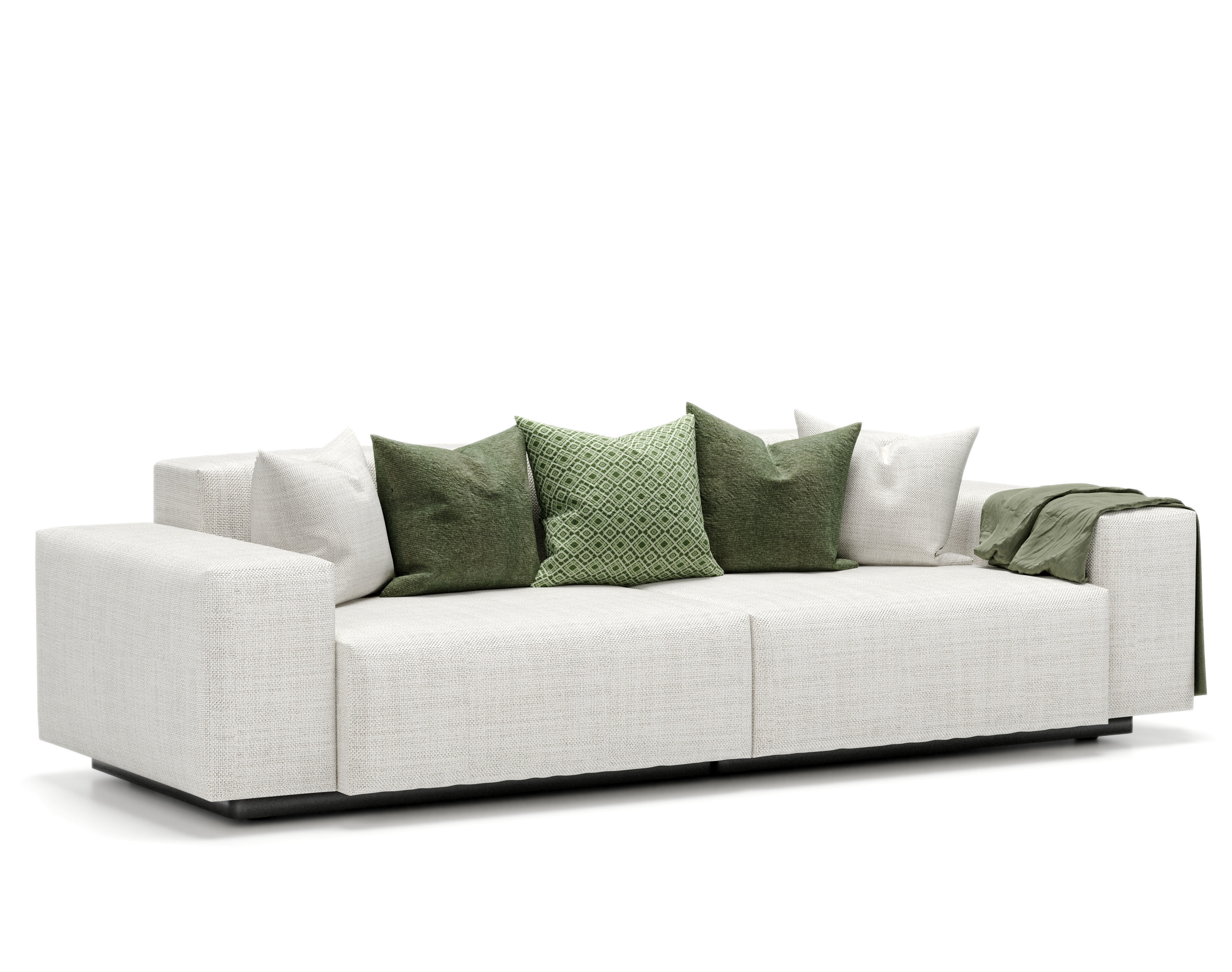 Vitra Soft Modular Sofa Two-Seater 3D model_5