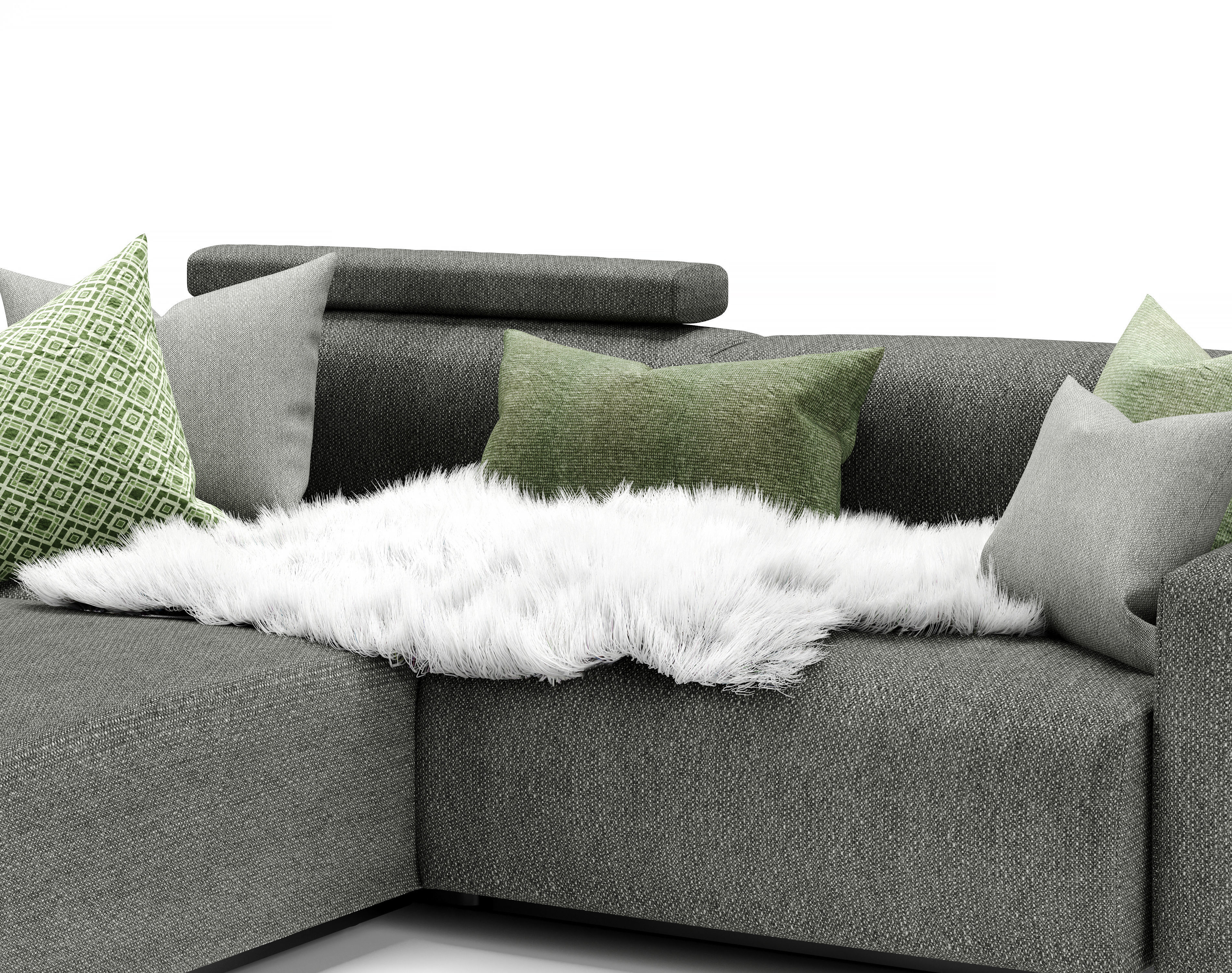Vitra Soft Modular Sofa Two-Seater 3D model_10