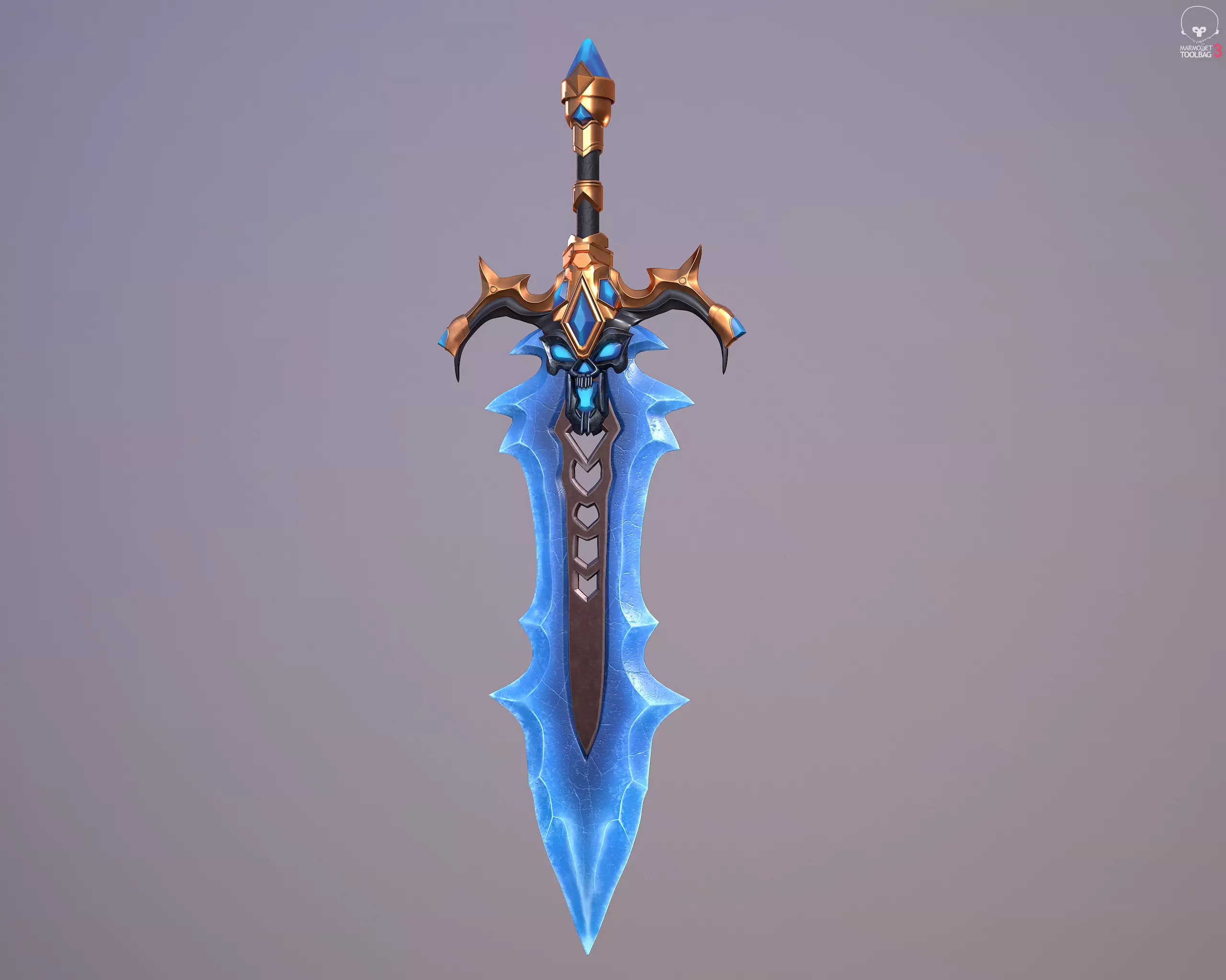 Ice Sword 3D model_0
