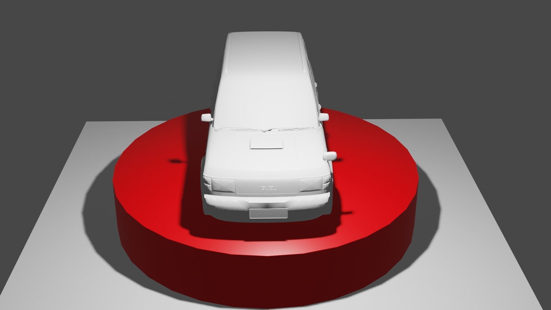 ISUZU Bighorn 3 1 Diesel Without Texture Free 3D model_1