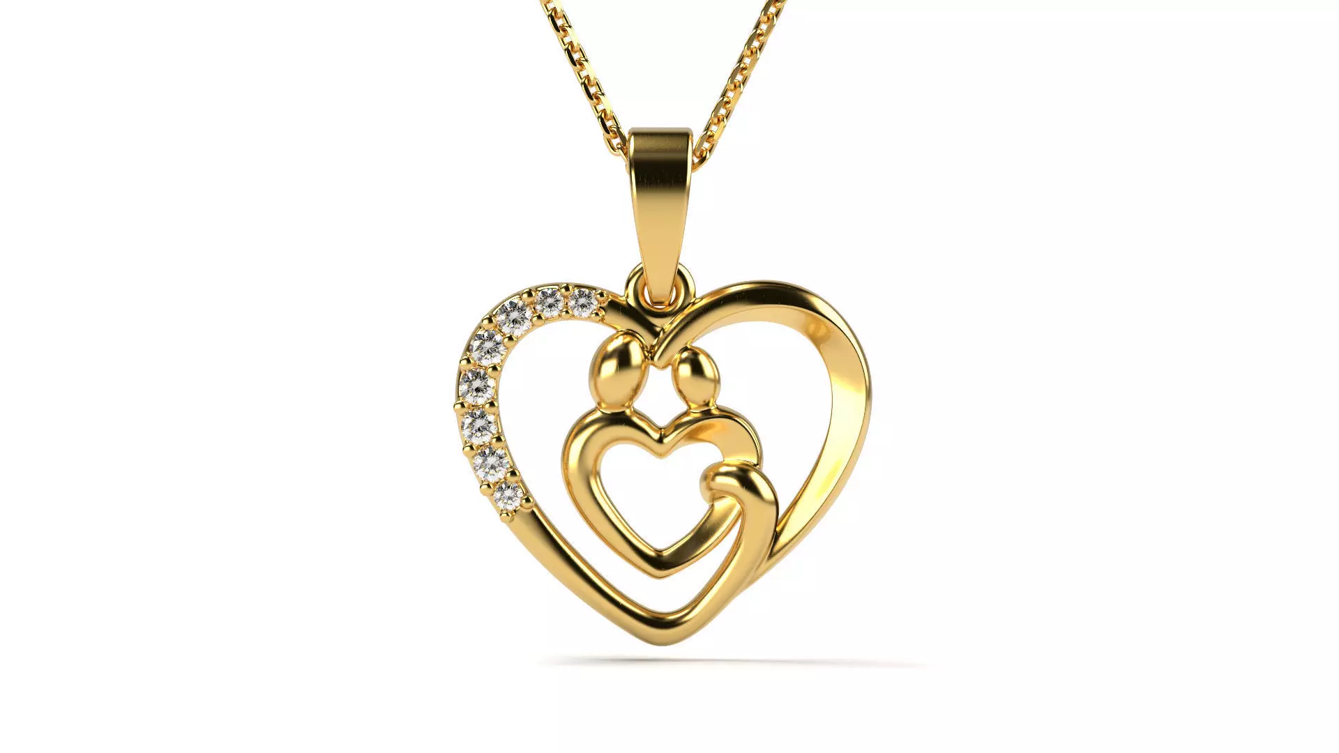Heart within heart 3D print model