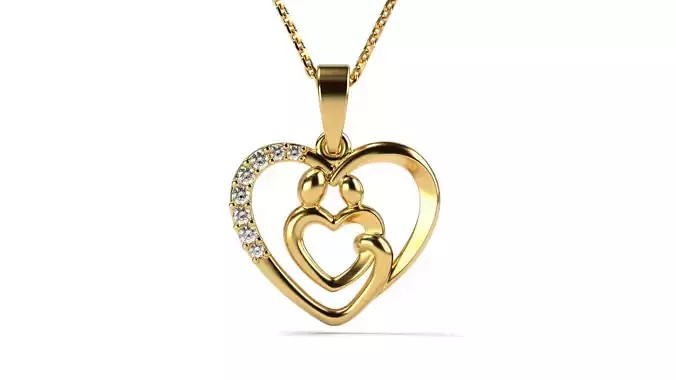 Heart within heart 3D print model