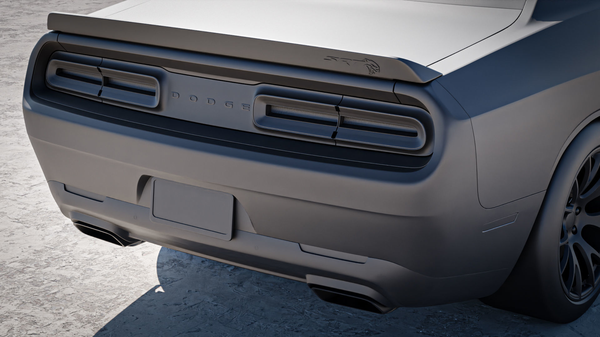 Dodge Challenger SRT Hellcat 2018 3D model_17