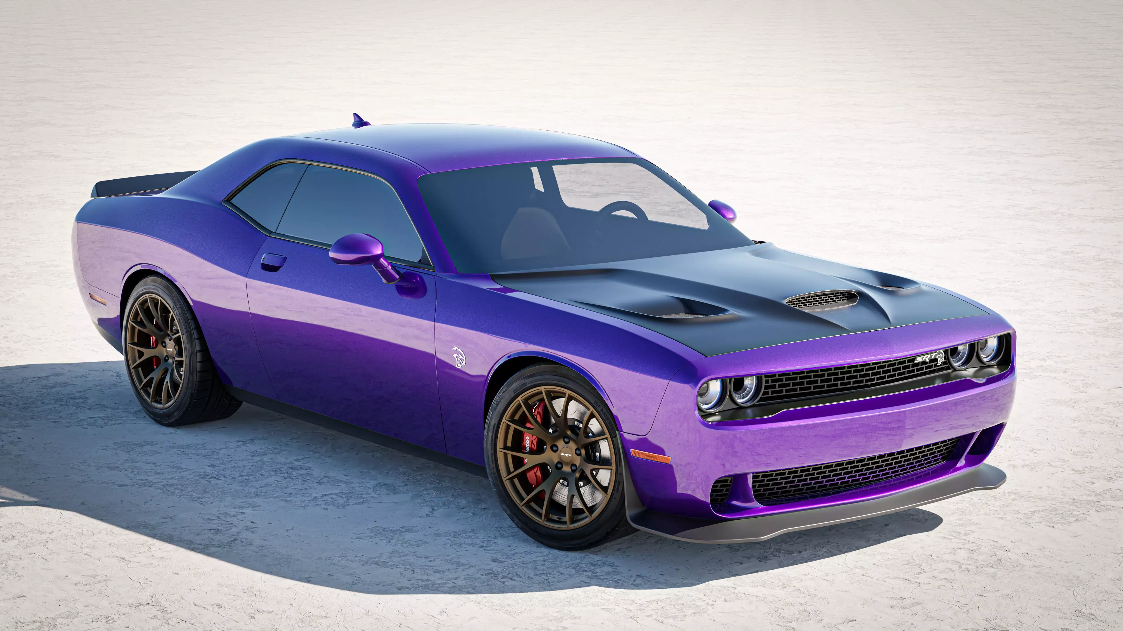 Dodge Challenger SRT Hellcat 2018 3D model_0