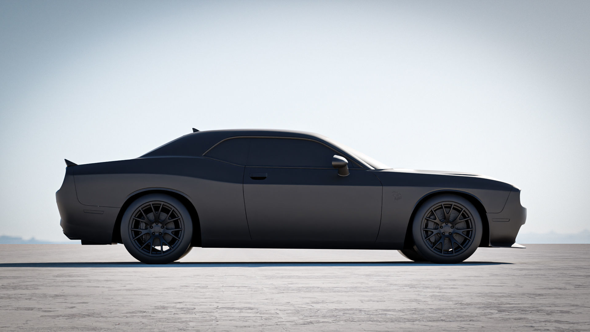 Dodge Challenger SRT Hellcat 2018 3D model_15