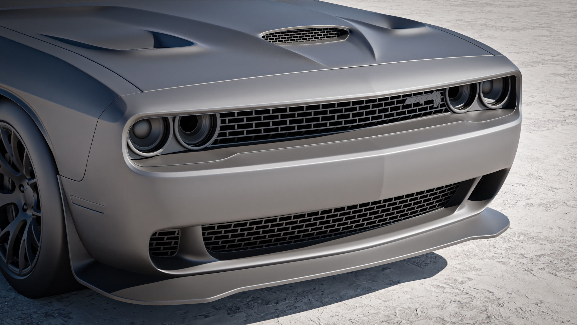 Dodge Challenger SRT Hellcat 2018 3D model_16