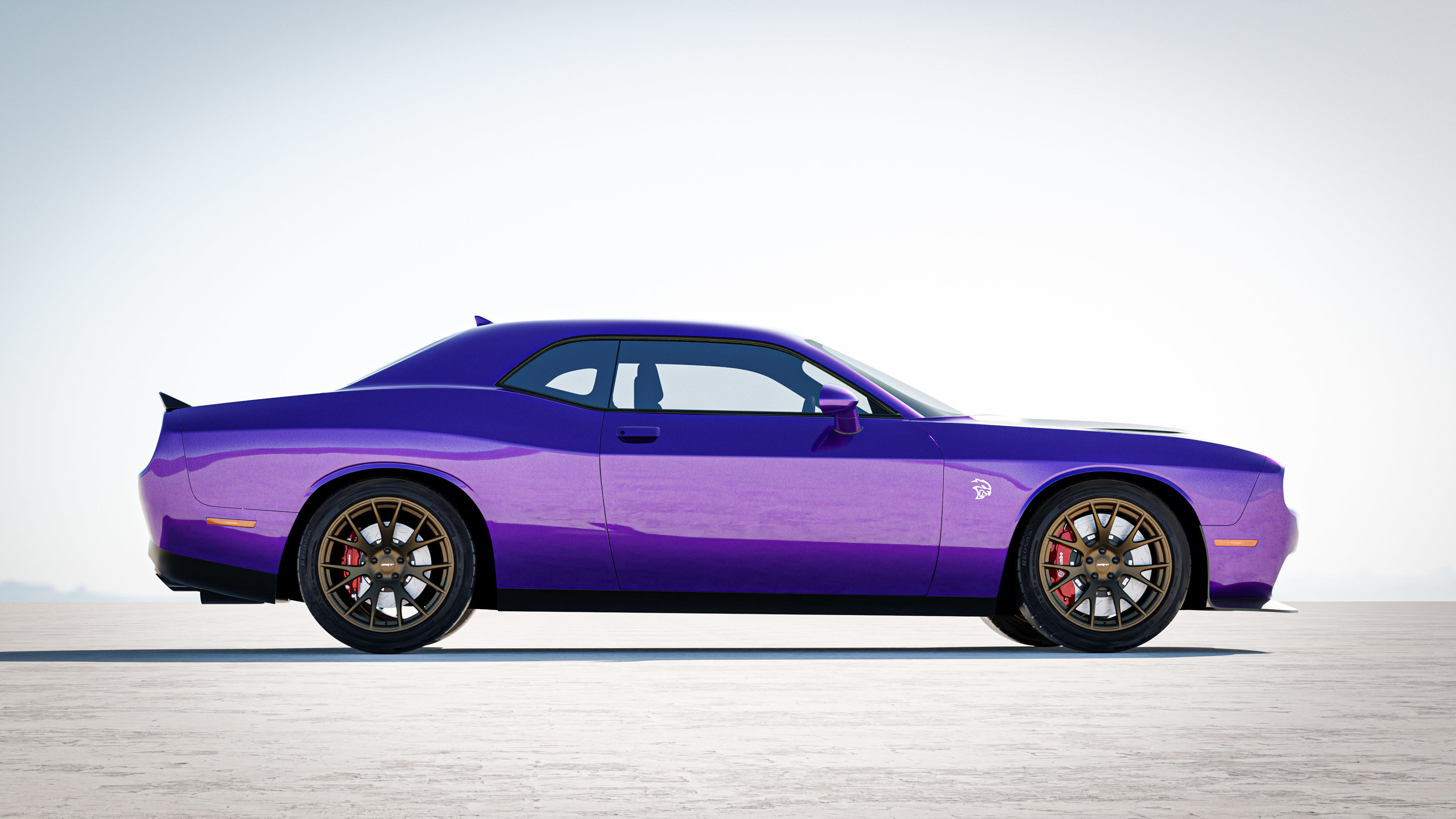 Dodge Challenger SRT Hellcat 2018 3D model_3