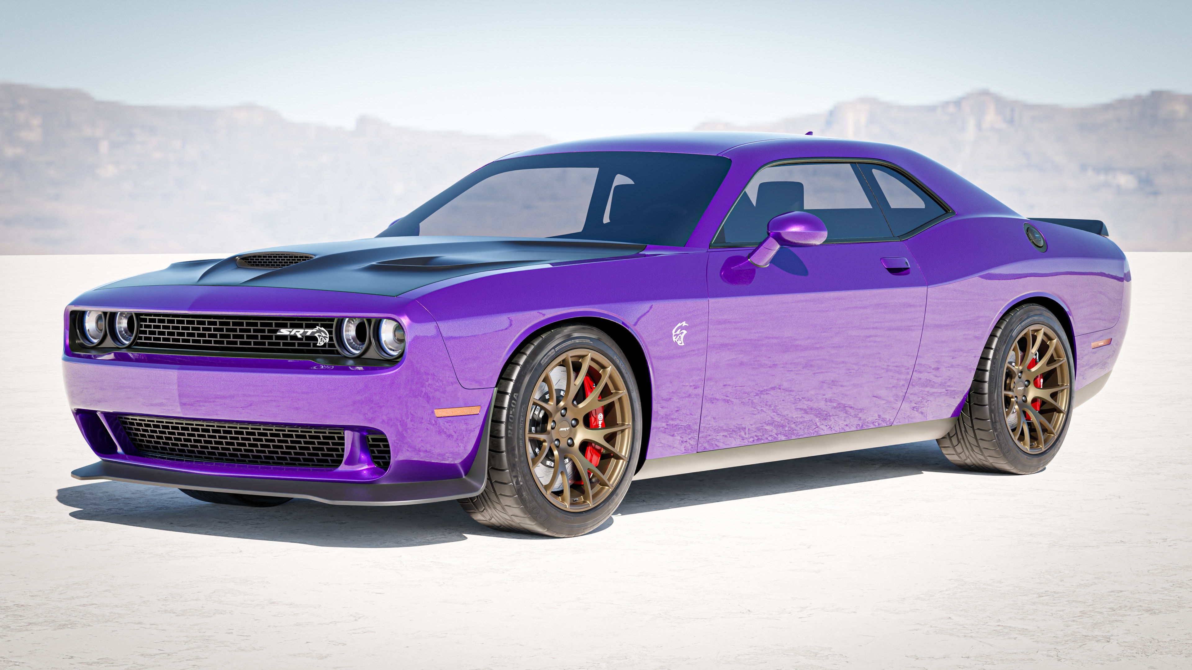 Dodge Challenger SRT Hellcat 2018 3D model_1