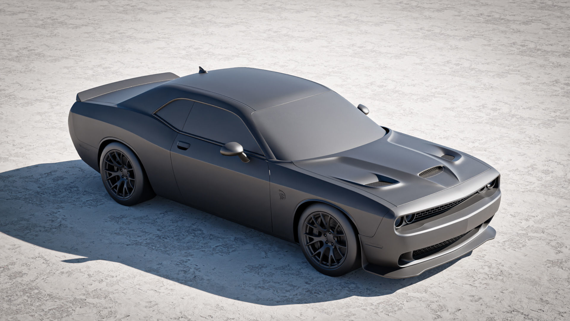 Dodge Challenger SRT Hellcat 2018 3D model_20