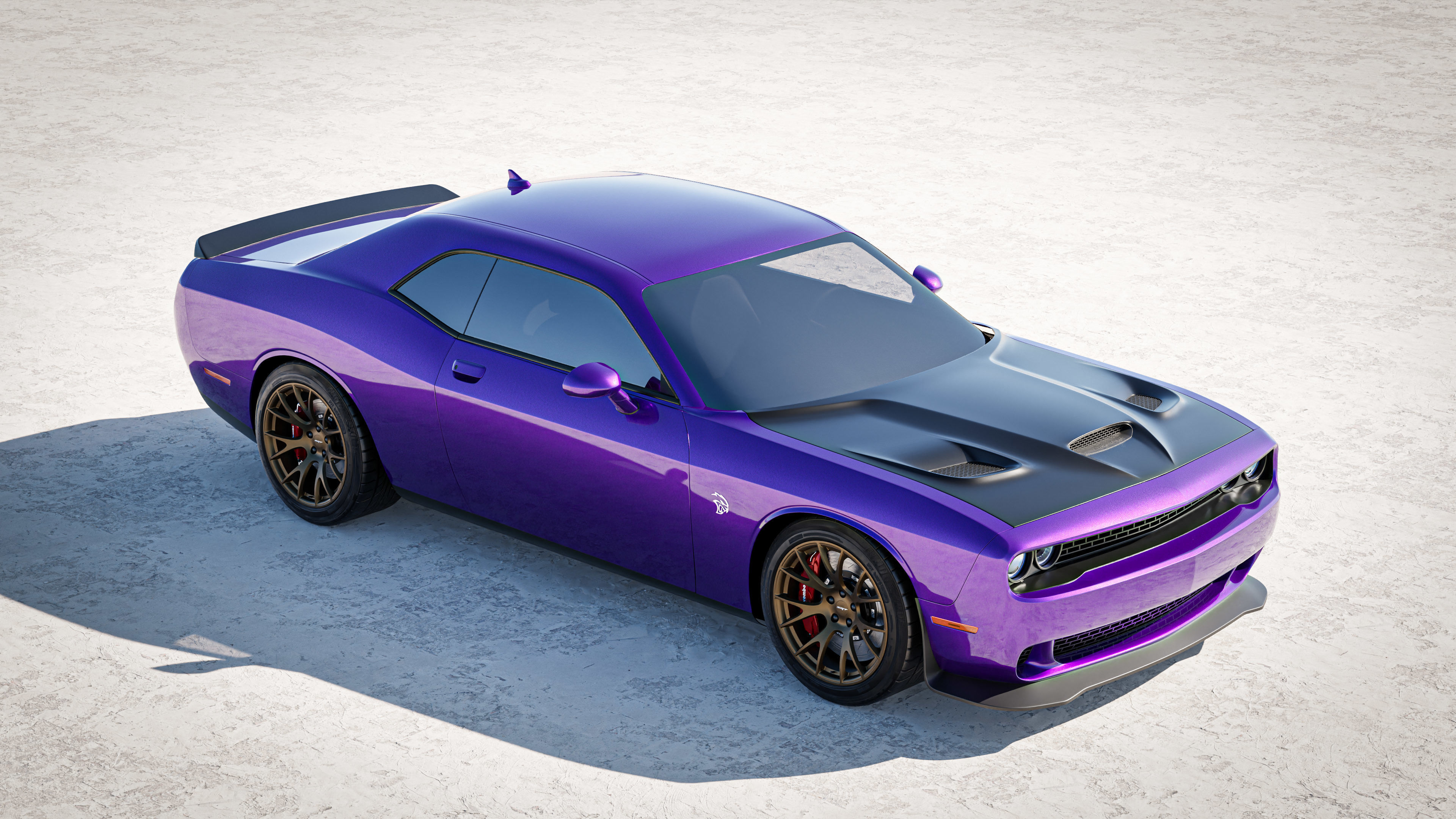 Dodge Challenger SRT Hellcat 2018 3D model_8