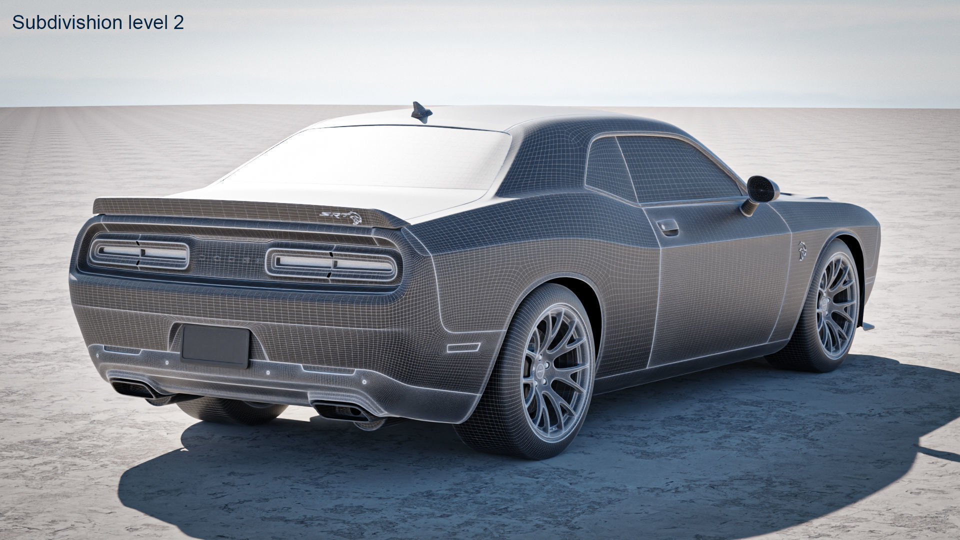 Dodge Challenger SRT Hellcat 2018 3D model_30