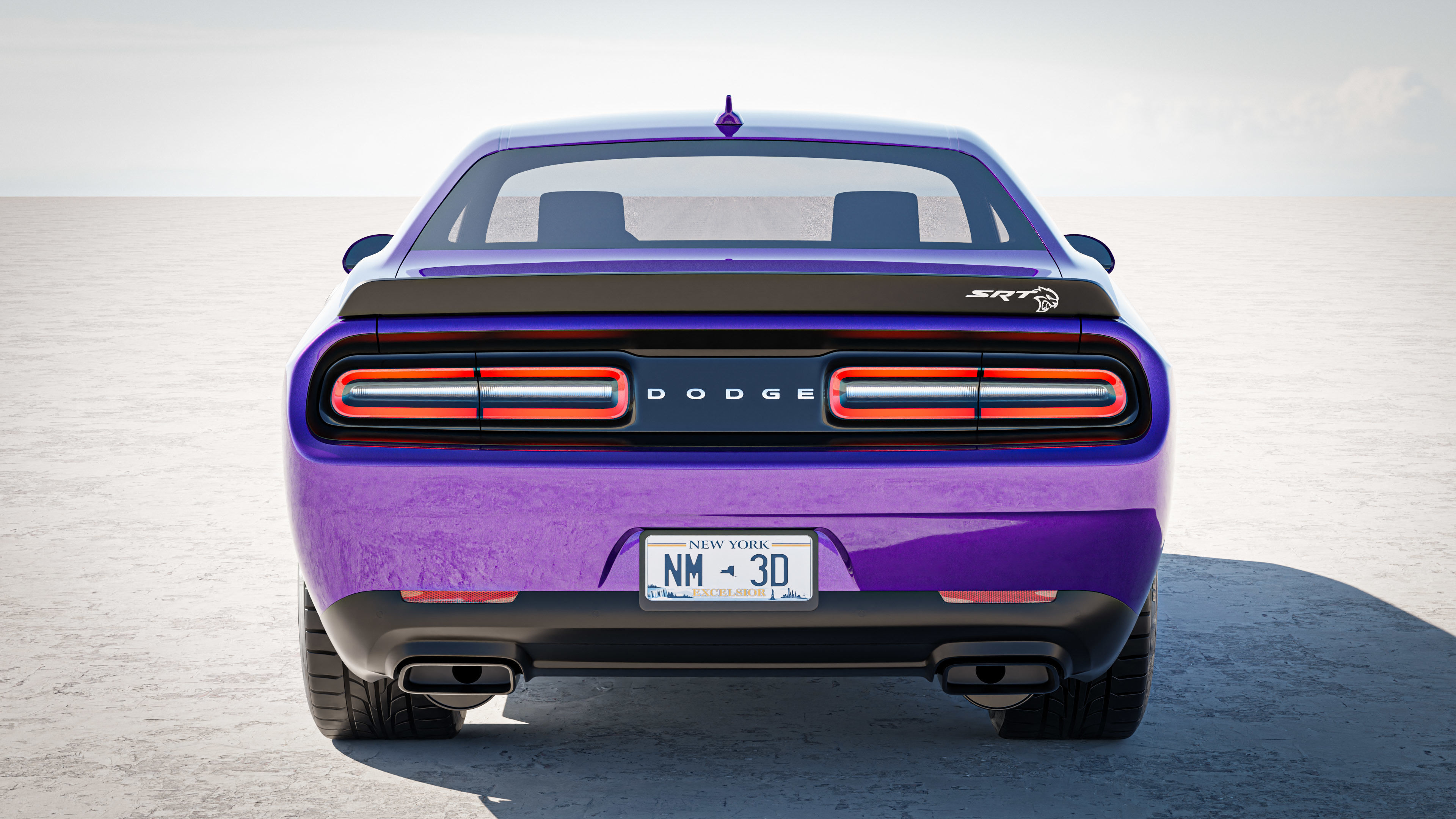 Dodge Challenger SRT Hellcat 2018 3D model_7