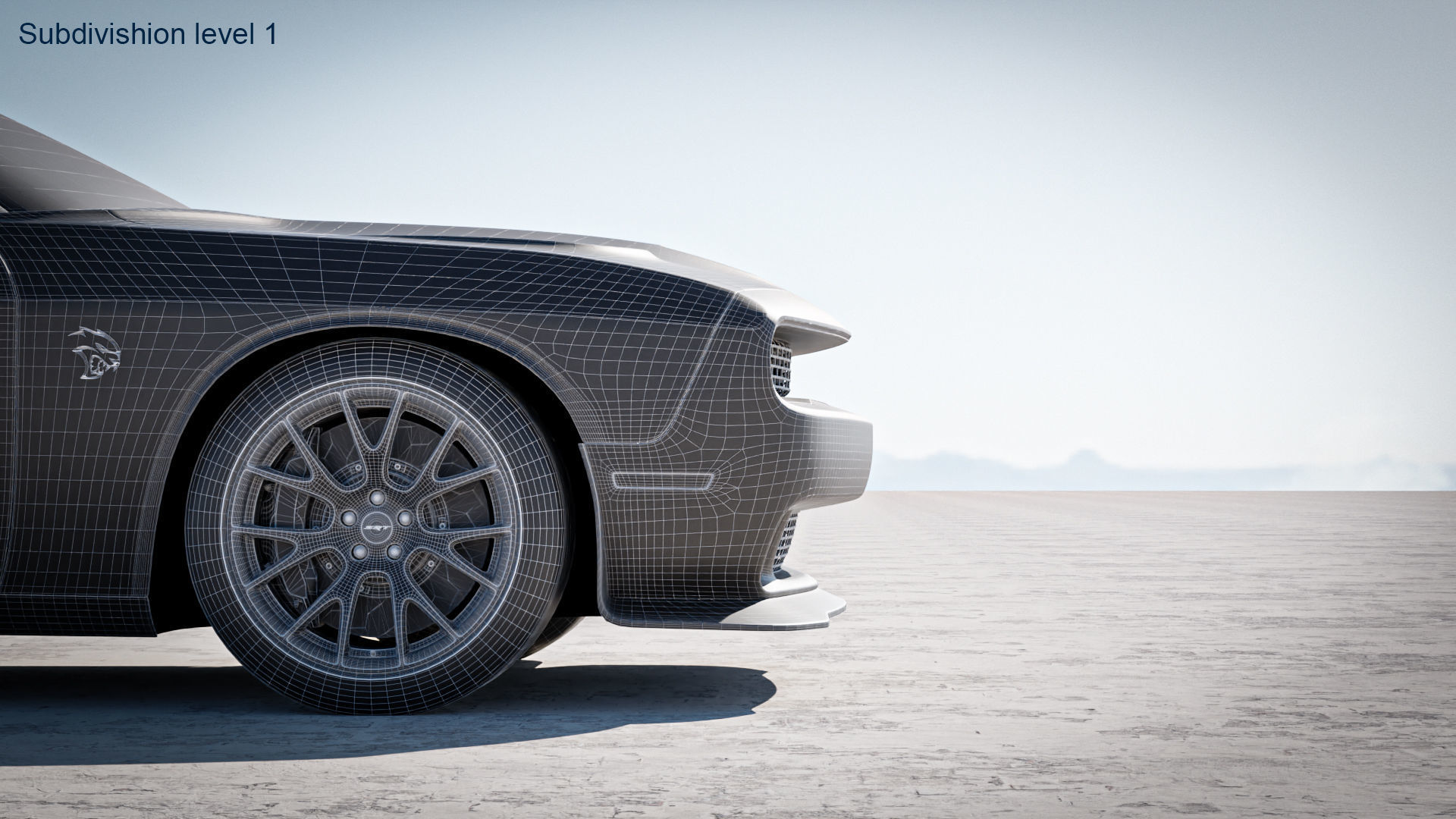 Dodge Challenger SRT Hellcat 2018 3D model_37