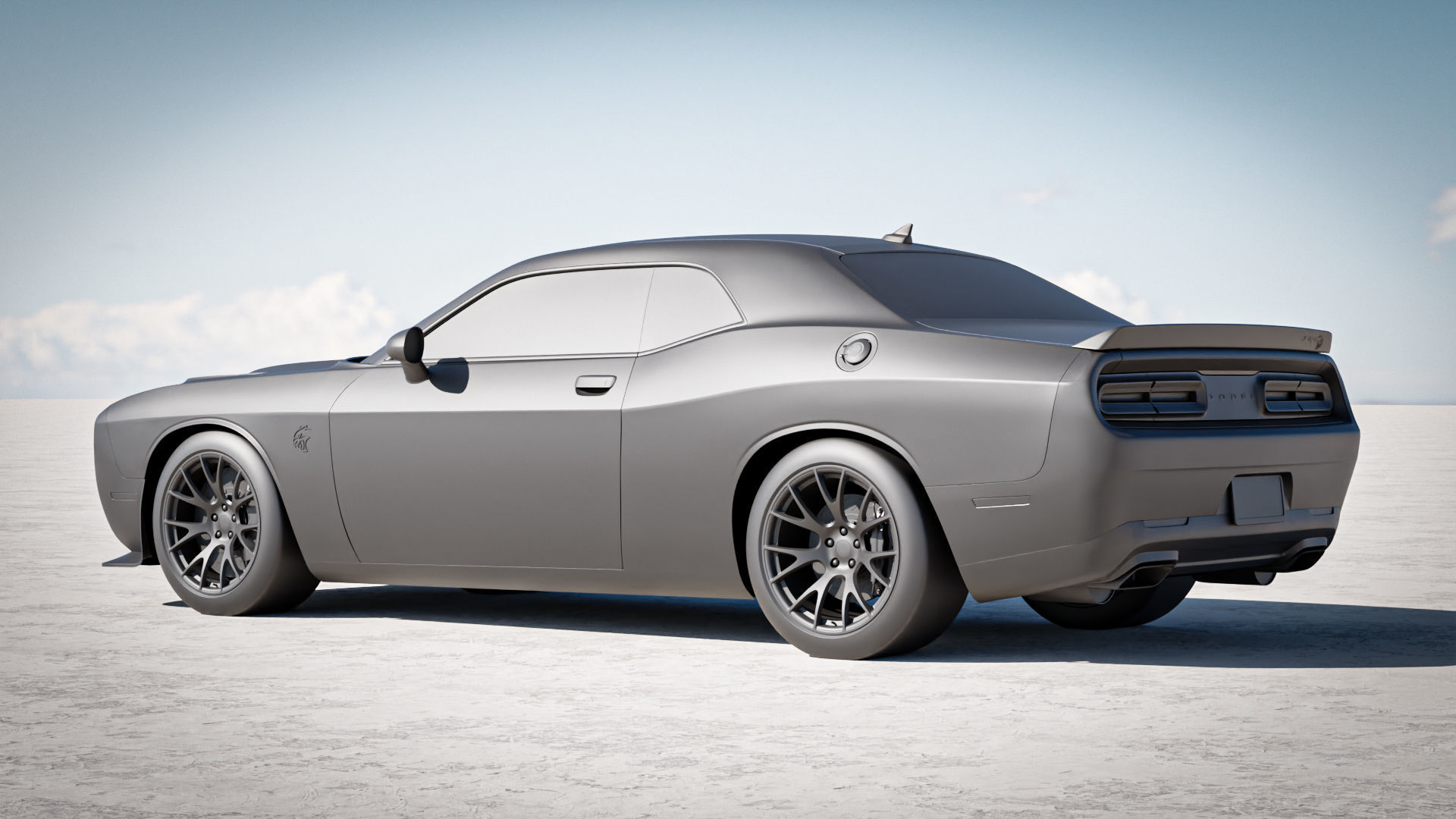 Dodge Challenger SRT Hellcat 2018 3D model_23