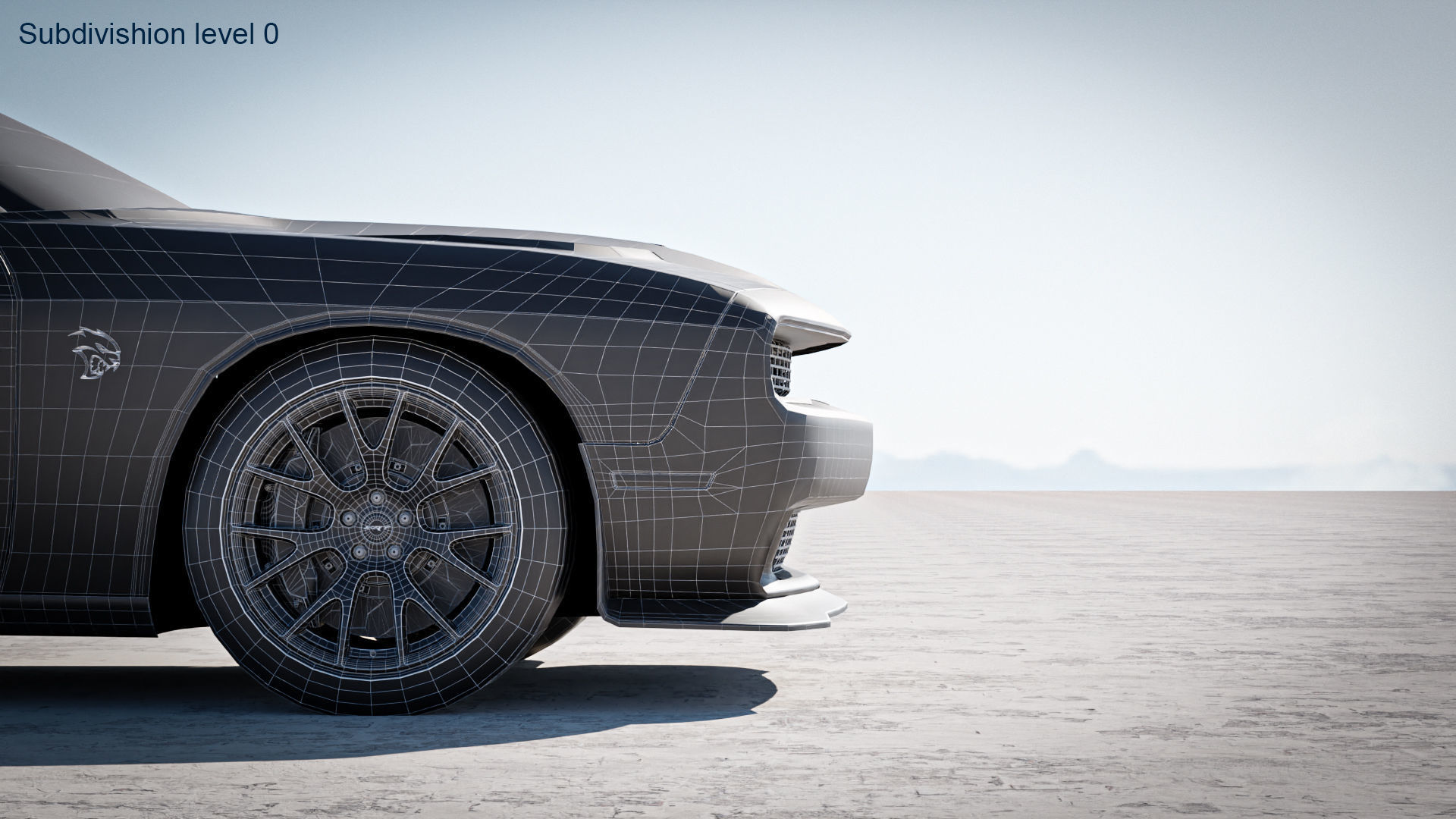 Dodge Challenger SRT Hellcat 2018 3D model_38