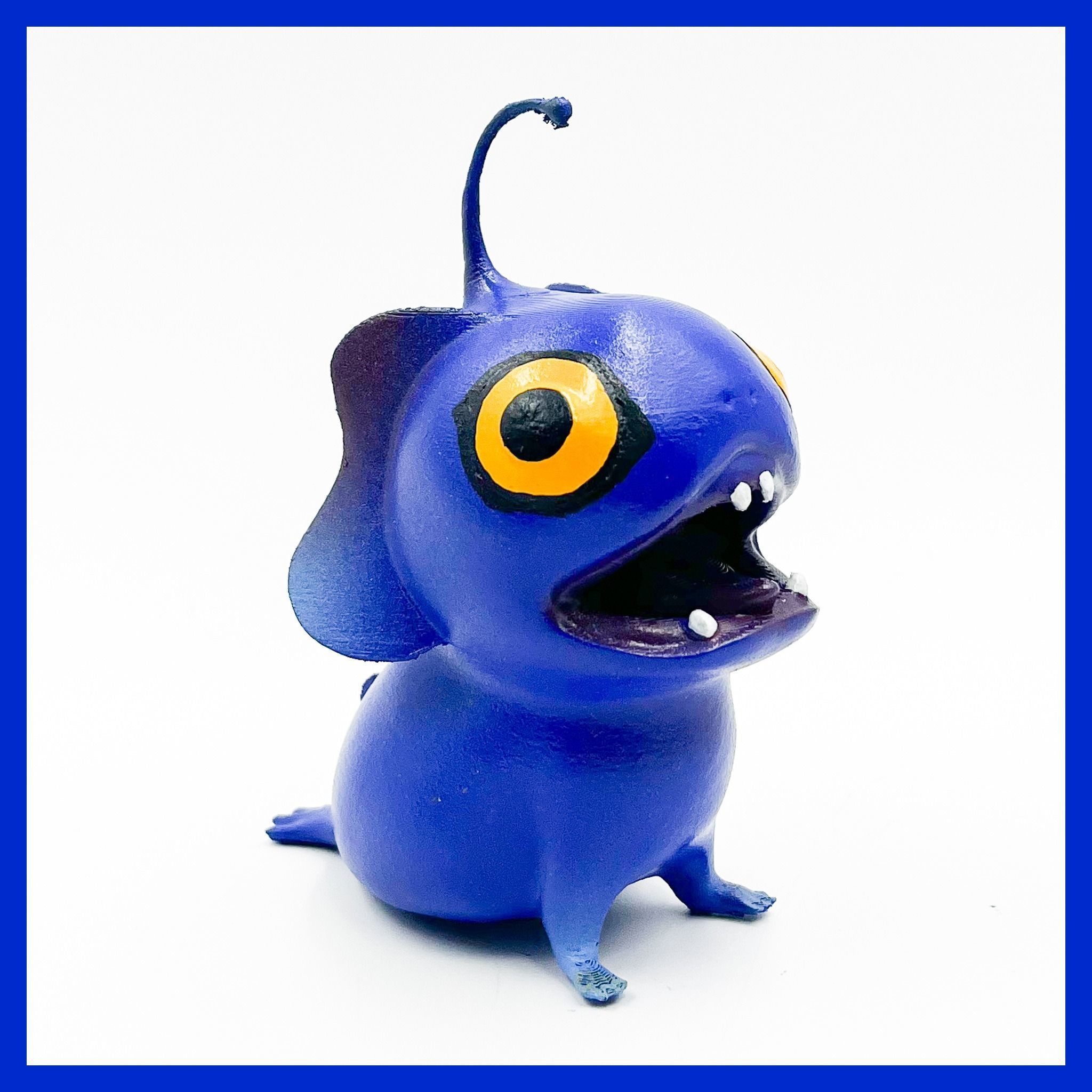 Blue from the sea beasts with Open Mouth 3D print model_18