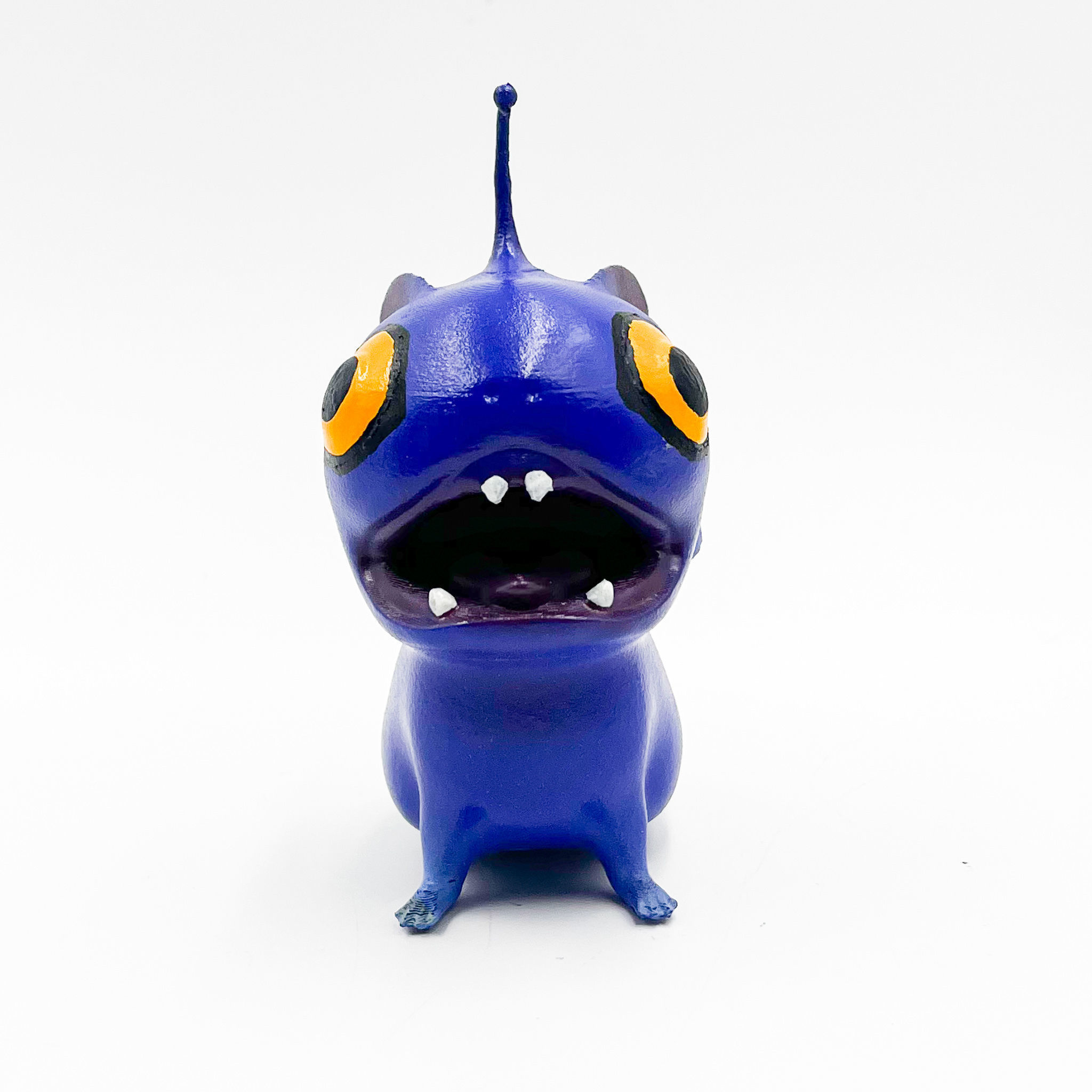 Blue from the sea beasts with Open Mouth 3D print model_4